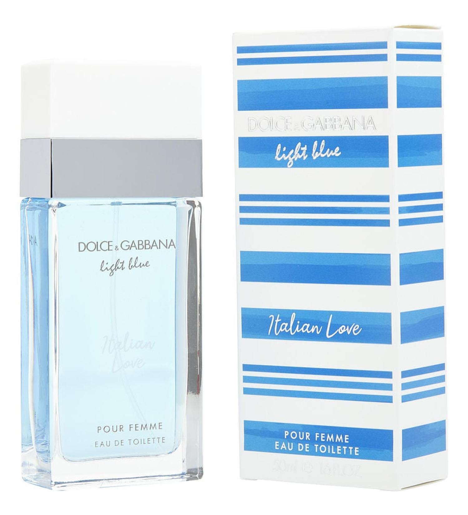 D & G LIGHT BLUE ITALIAN LOVE by Dolce & Gabbana - EDT SPRAY 1.7 OZ - WOMEN