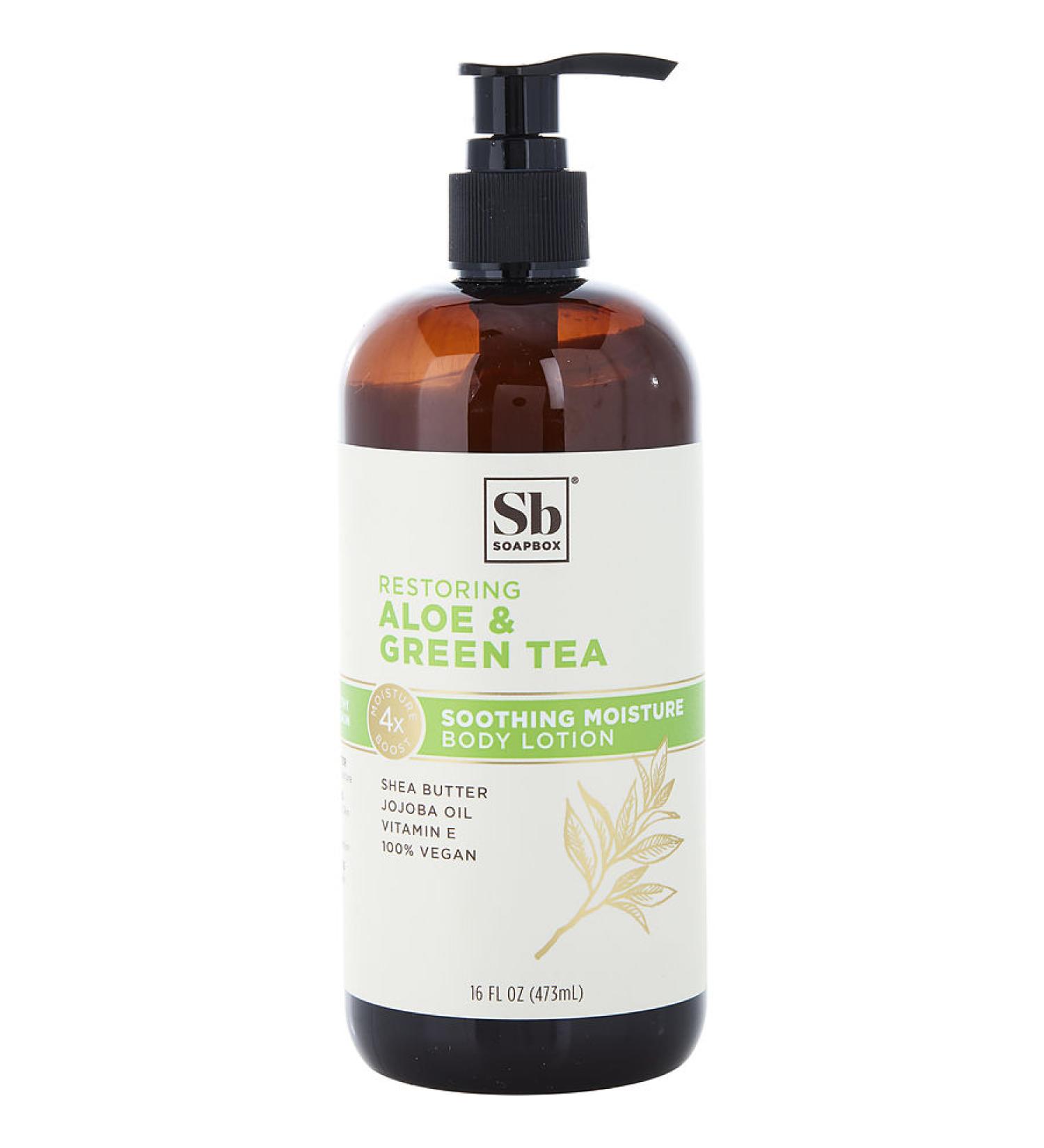 Soapbox by Soapbox - Aloe & Green Tea Body Lotion -473ml/16oz - UNISEX