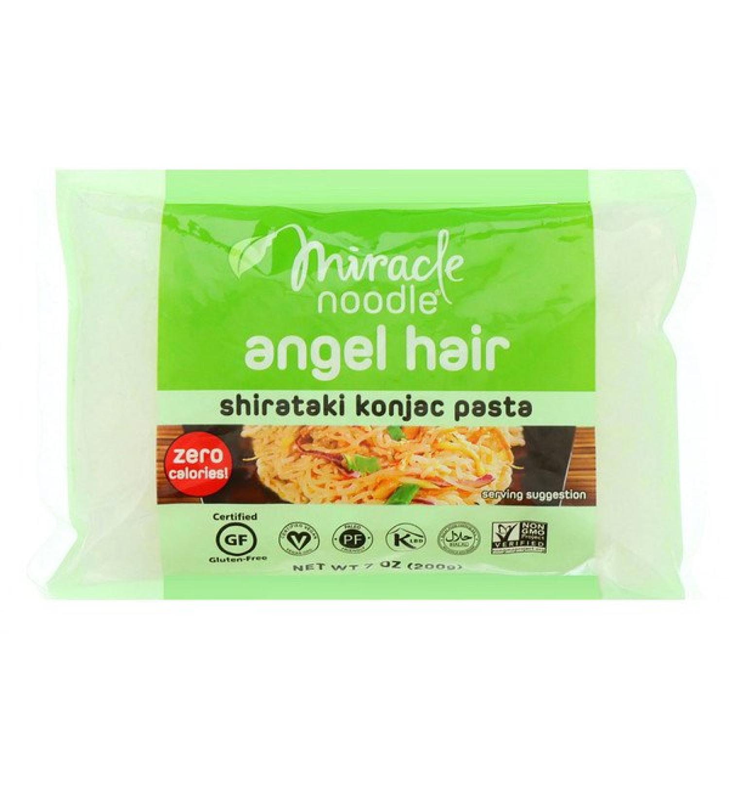 Miracle Noodle Angel Hair Shirataki Konjac Pasta 7 oz (200 g)