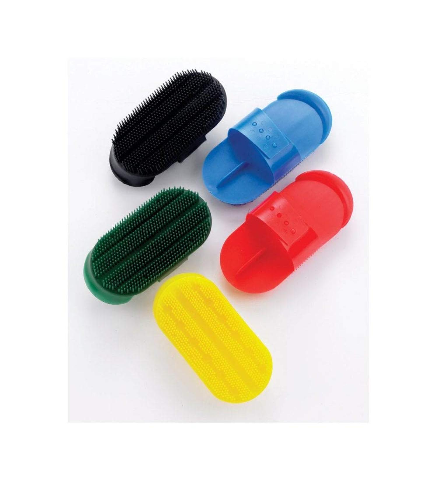 Lincoln Plastic Curry Comb - Horse & Pony Grooming - Green
