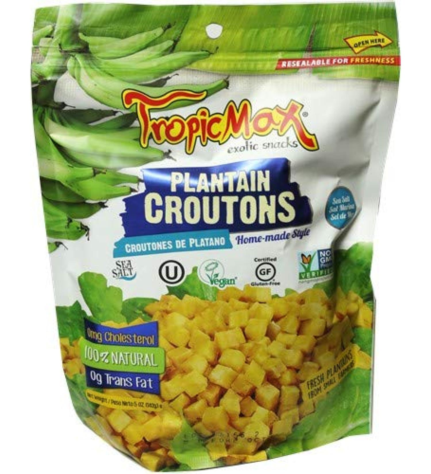 Plantain Crutons by TropicMax 5 oz All natural
