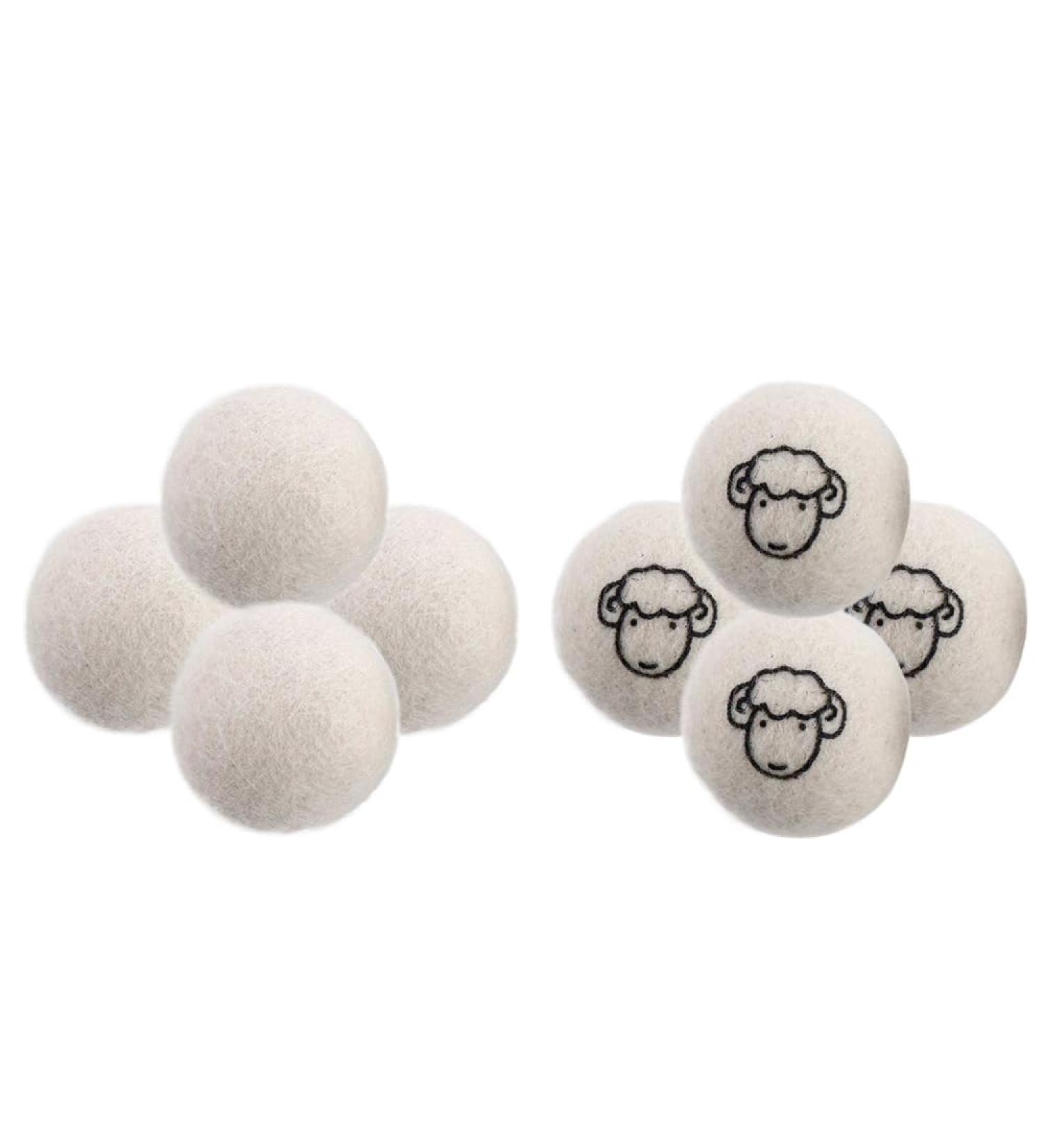 Vctitil 8 Pack Wool Dryer Balls - Eco-Friendly Laundry Balls for Reduced Static & Wrinkles | Fabric Softener & Time Saver | 1.96 inch - Buy Online on SooperMarket.com