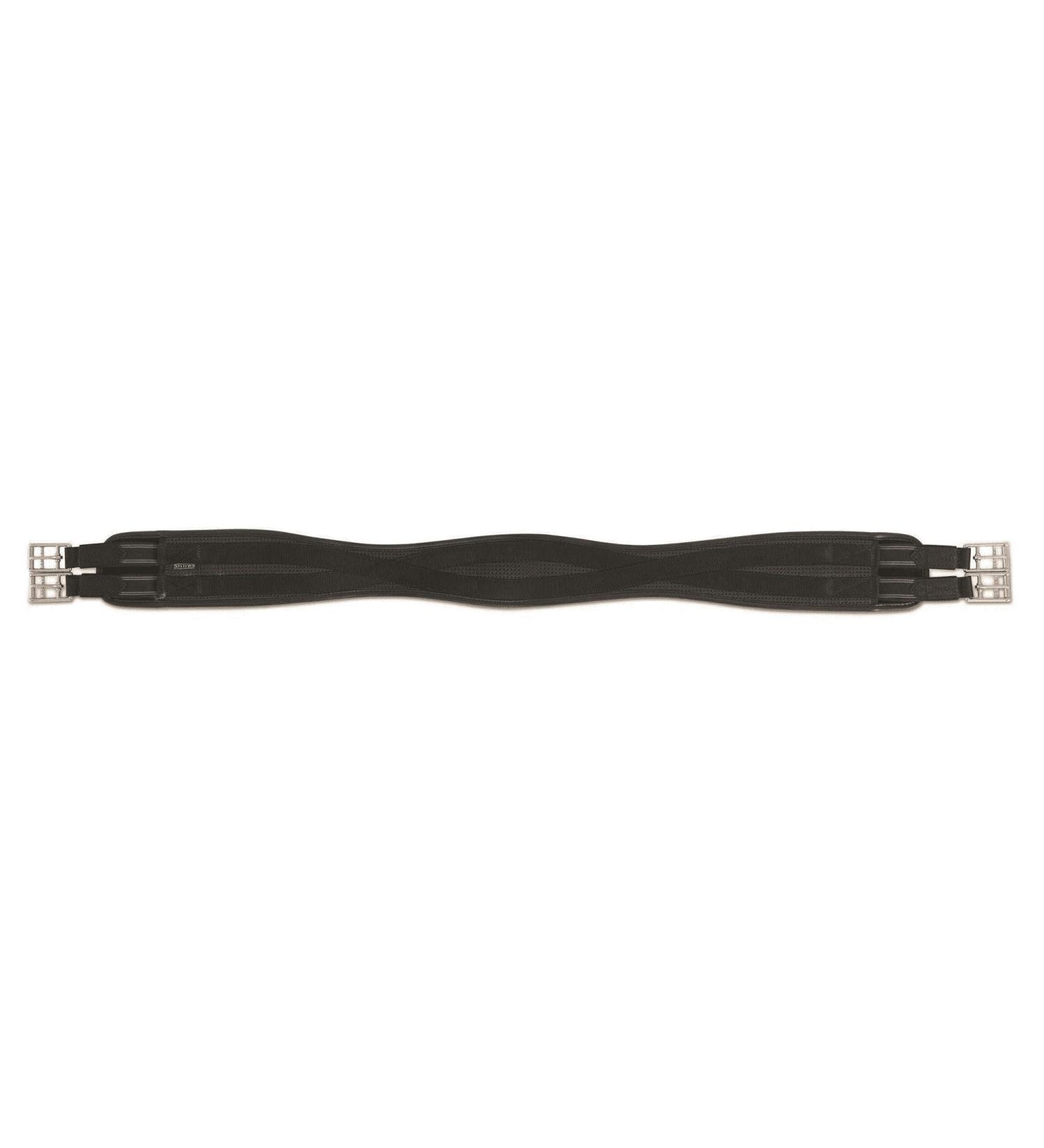 Shires Anti-chafe Elastic Contour Girth - Black Black 46 - Buy Online on SooperMarket.com
