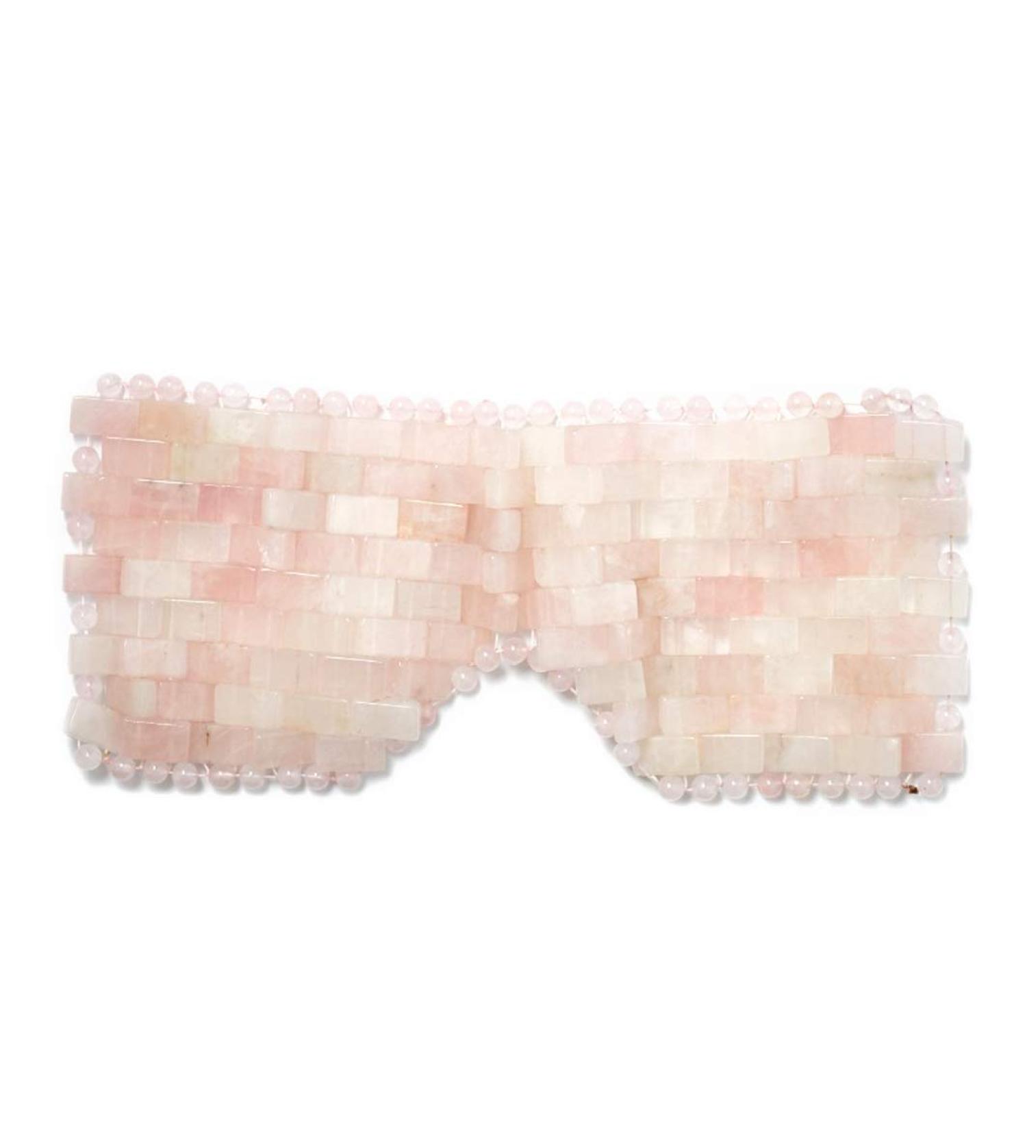 Skin Gym Rose Quartz Eye Mask - Soothing Anti-Aging Depuffing & Wrinkle Relief for Stress & Fatigue - Shop Internationally - Buy Online on SooperMarket.com