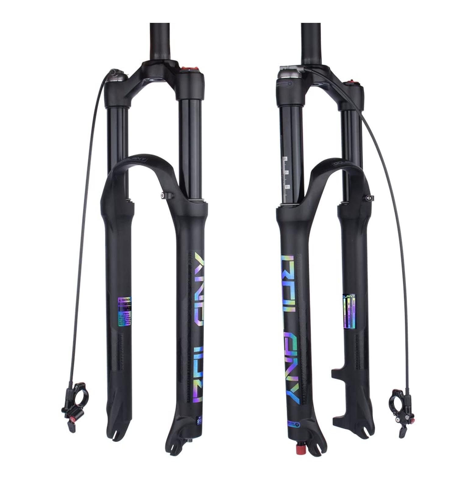 BOLANY Mountain Bike Air Suspension Fork 27.5 - 100mm Travel - Buy Online on SooperMarket.com
