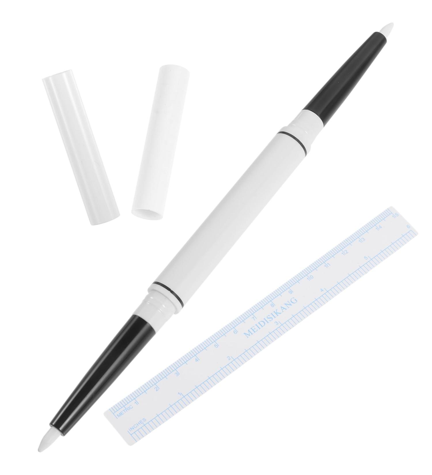 PLAFOPE 1 Set Eyebrow Position Pen Cosmetic Tattoos Marker Eyebrow Pen Depotting Palette Pens White Plastic - Buy Online on SooperMarket.com