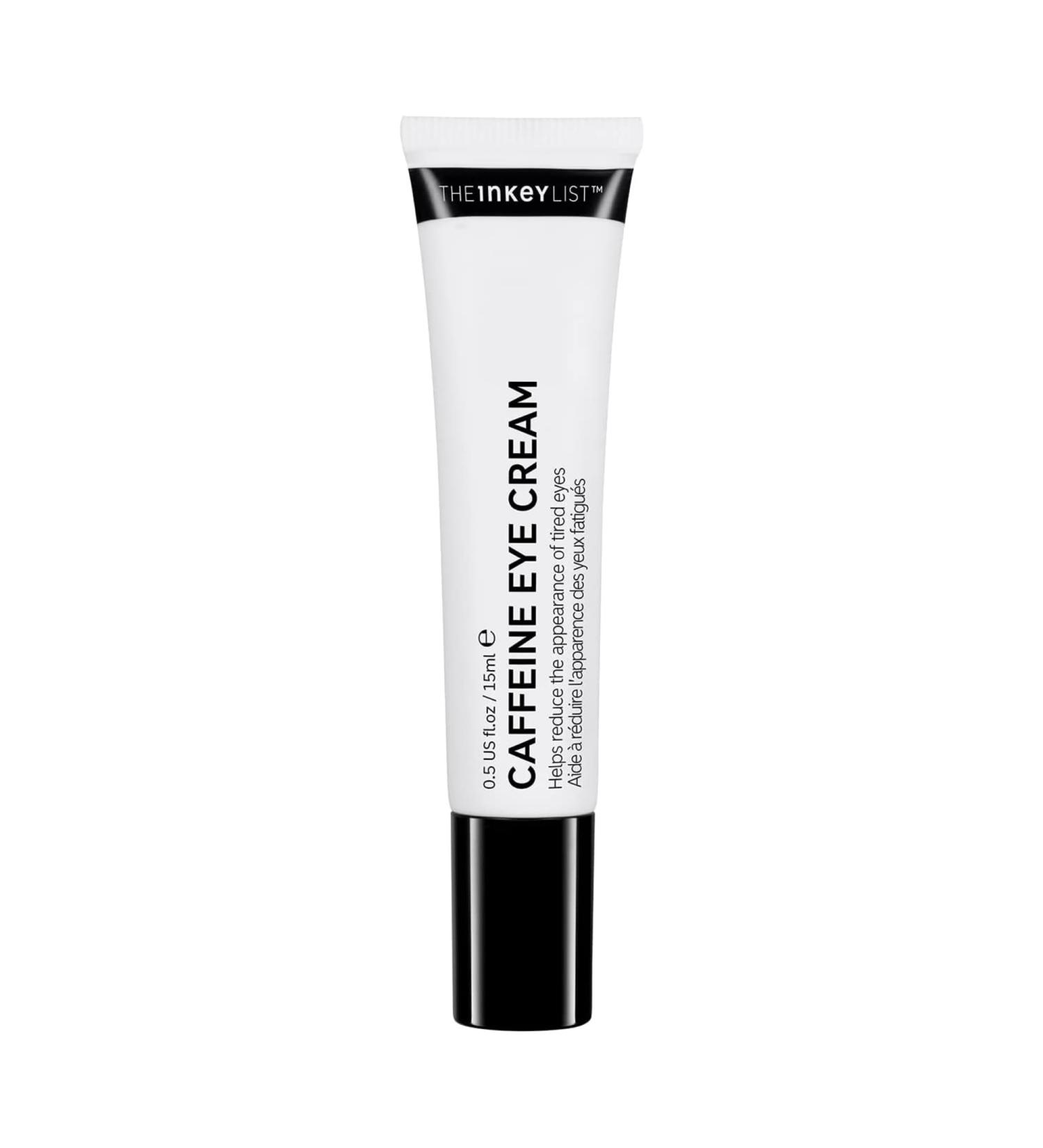The Inkey List Caffeine Eye Cream 15ml | Dark Circle Treatment | Brightens Under Eye | Fragrance-free - Buy Online on SooperMarket.com