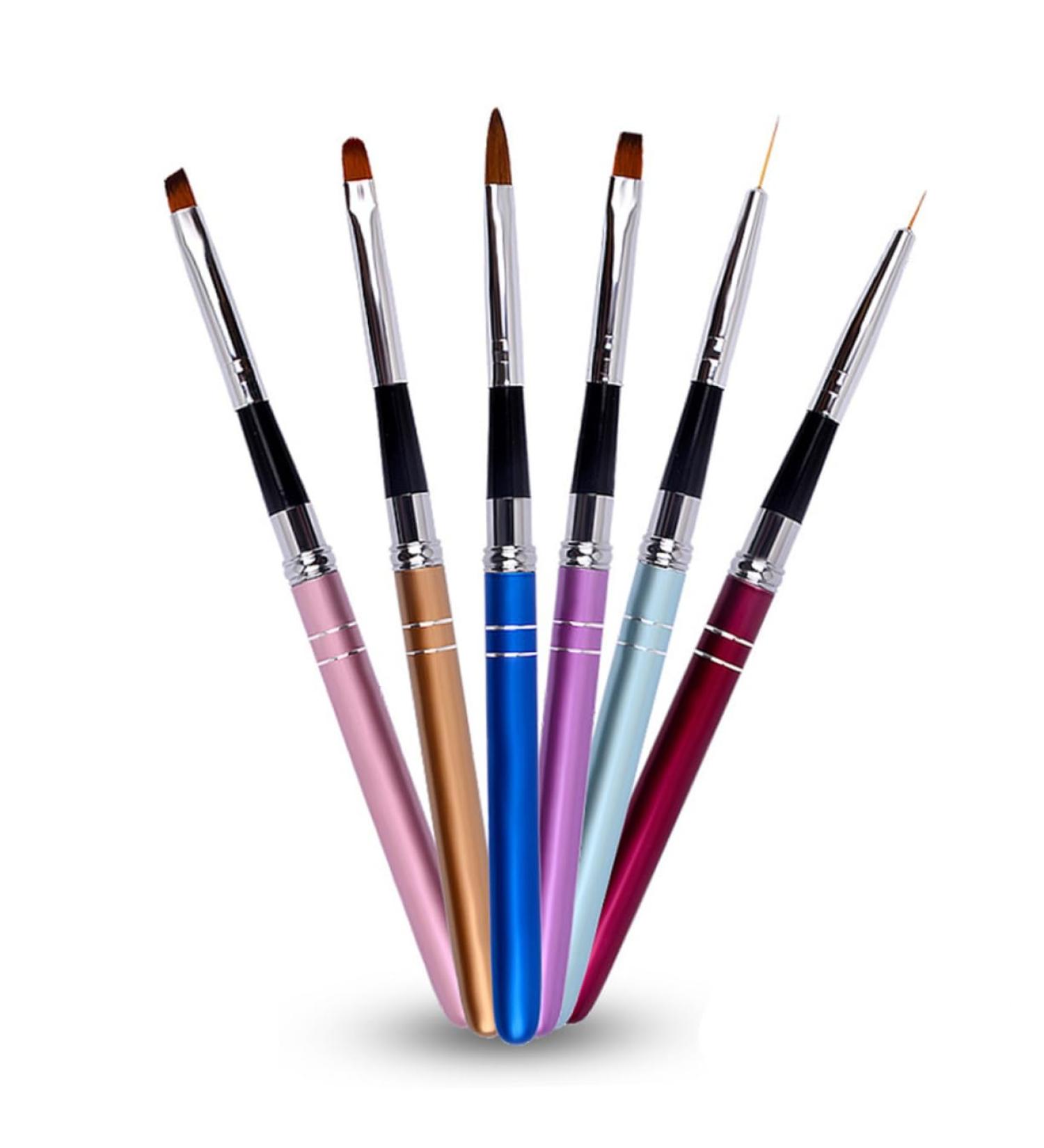 Mikinona Nail Art Liner Brush Fashion Design Paintbrushes Set Dotting Painting Pen Light Pen Brush Paint Pen Red Multifunction Nail Stripping Brush Stripers Nail Art Liner Pen Pull Pen medium Red - Buy Online on SooperMarket.com