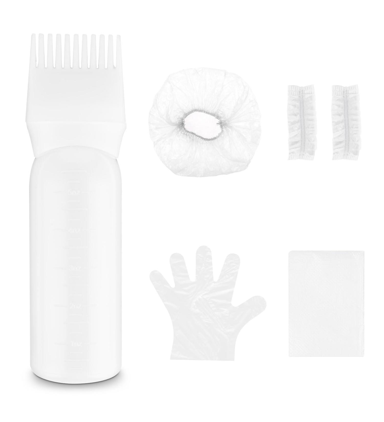 Root Comb Applicator Bottle Brush 6oz - Hair Dye & Color Scalp Treatment Tool (White) - Buy Online on SooperMarket.com