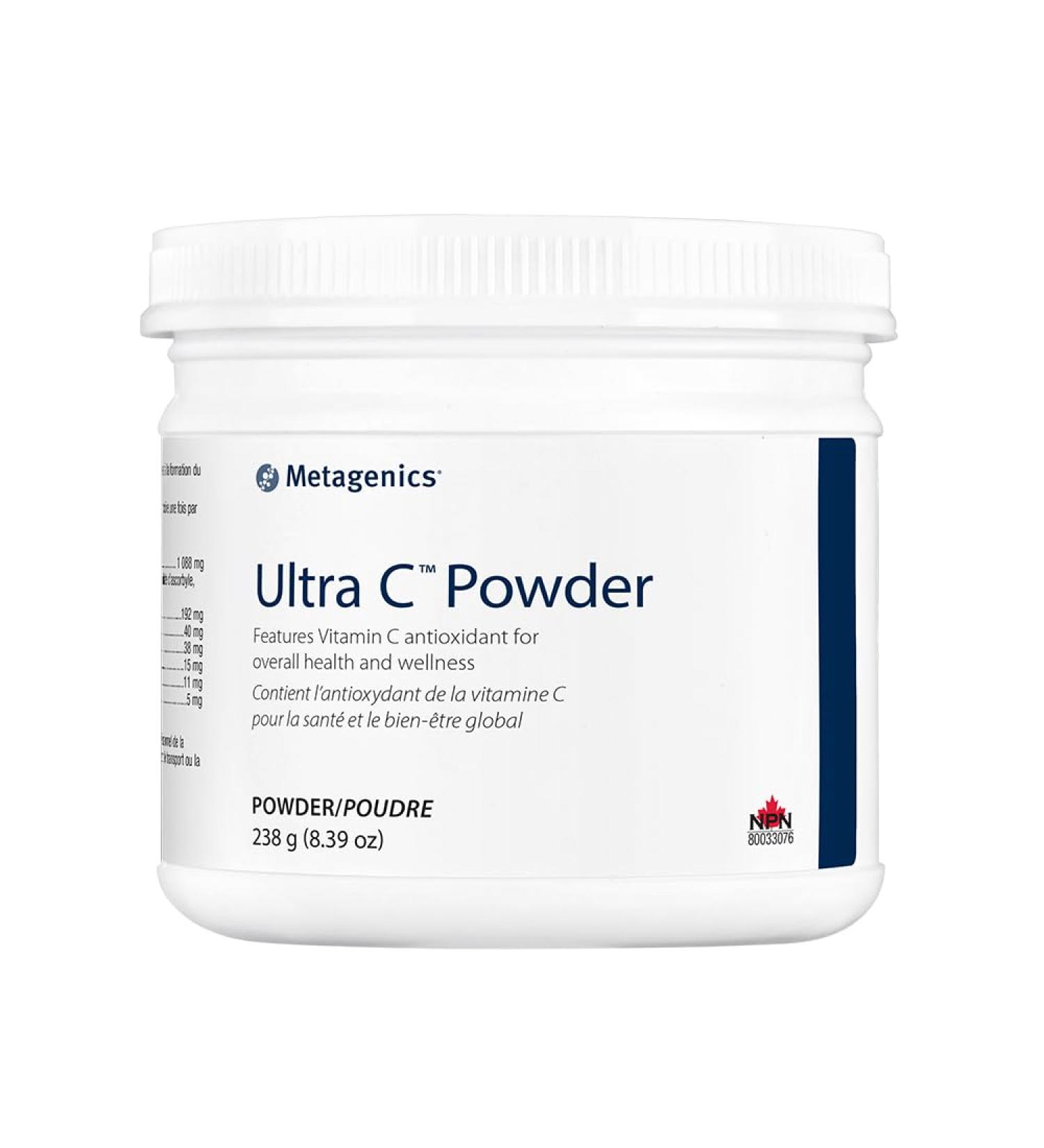 Metagenics - Ultra-C Powder - Vitamin C Supplement for Overall Wellness - 238g - 8.39 Oz - 122 servings