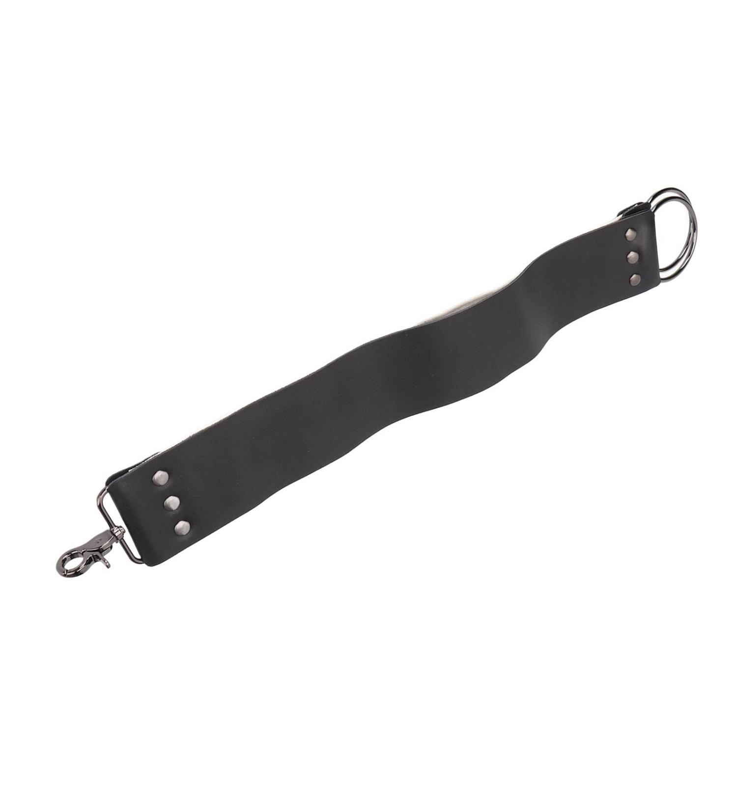Double Layer Razor Sharpening Belt - PU Leather & Canvas for Straight Razors Knives & Chisels | International Shipping - Buy Online on SooperMarket.com