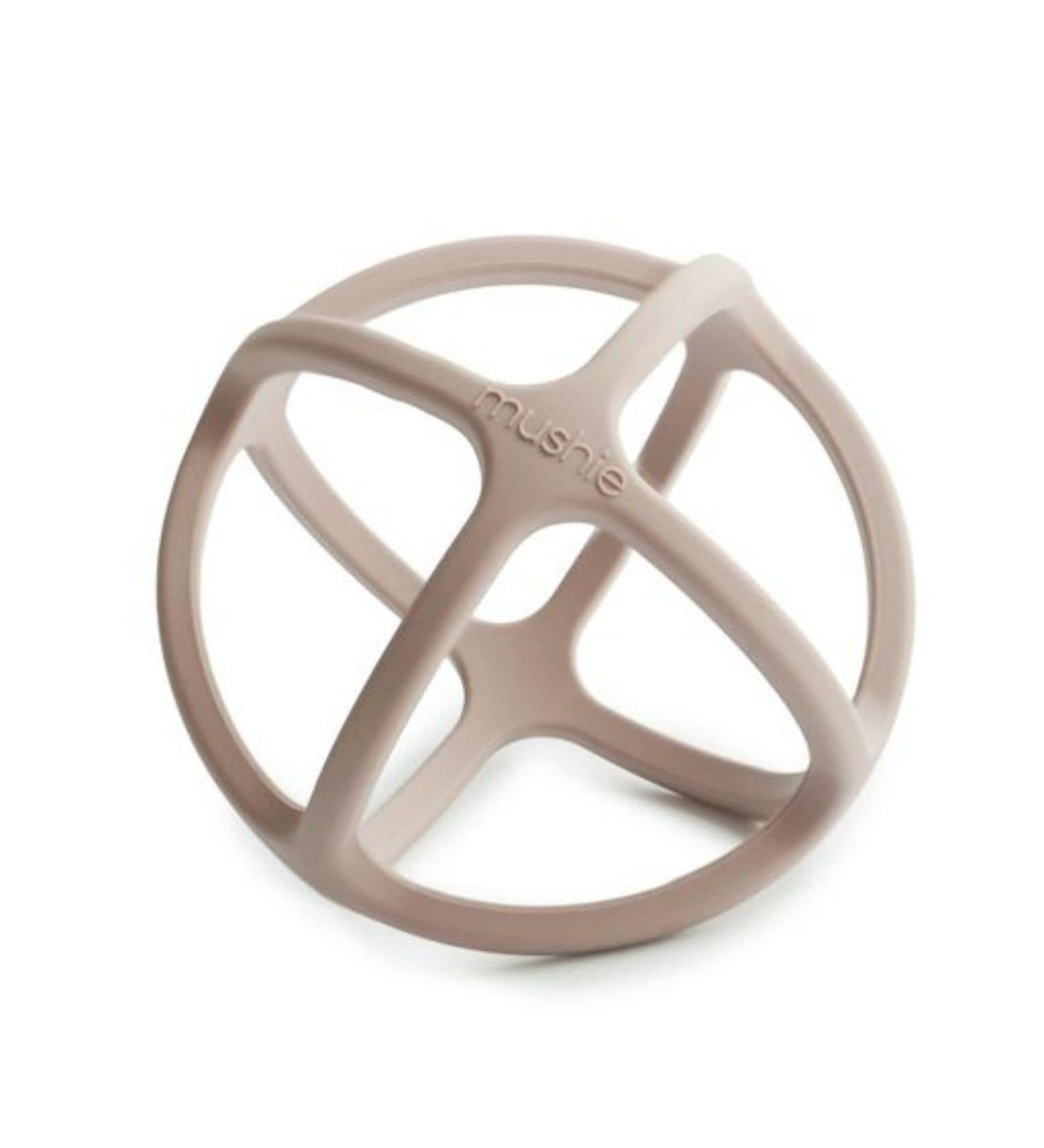 mushie Silicone Baby Teether Ball Toy (Shifting Sand)