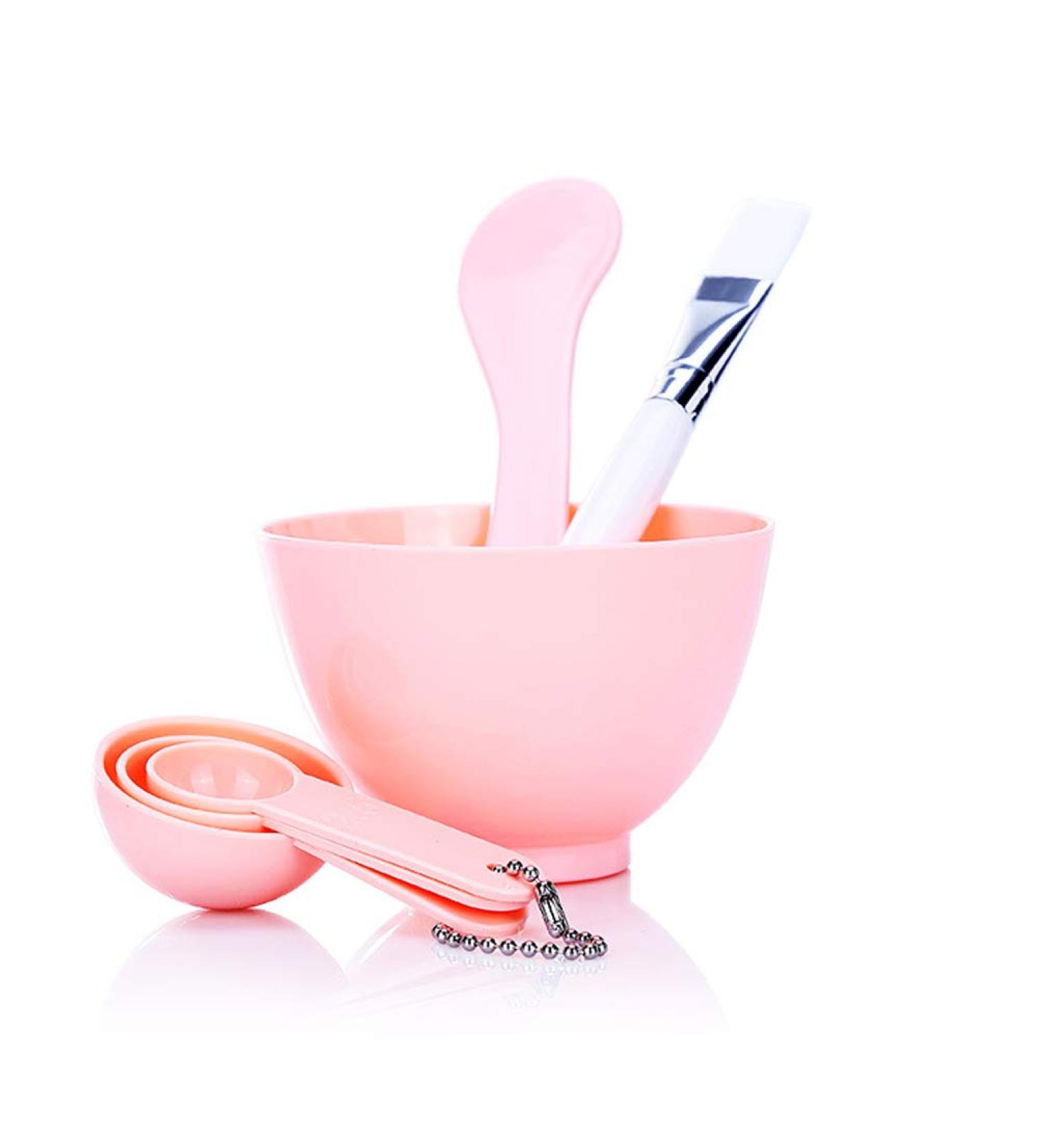 6 in 1 Pink Facial Care Kit | Makeup Tools & Skin Care Accessories for Women | DIY Home Use - Buy Online on SooperMarket.com