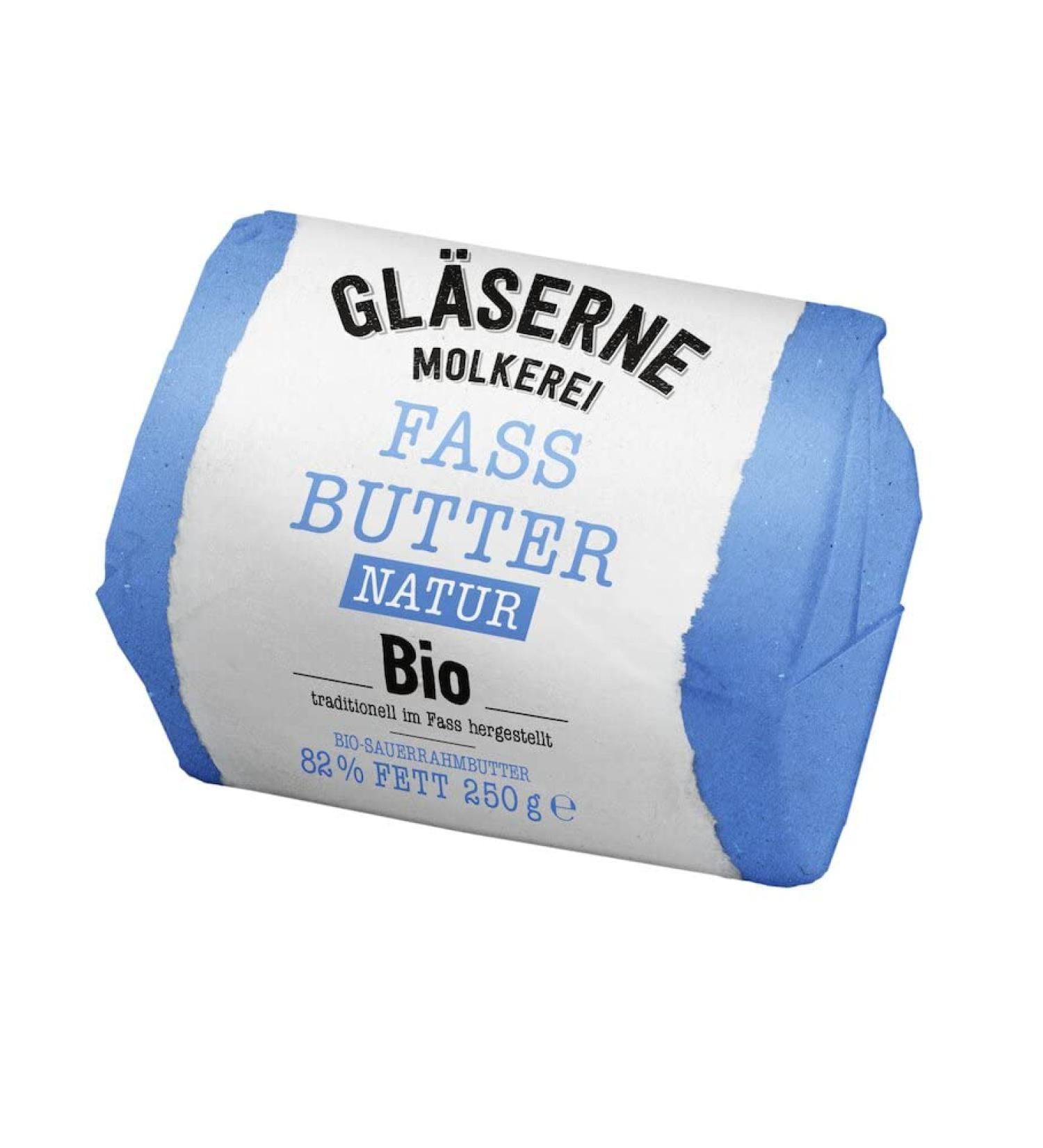 Gl serne Molkerei GM Organic Barrel Butter Natural Sour Cream (6 x 250 gr) 250 g (pack of 6)