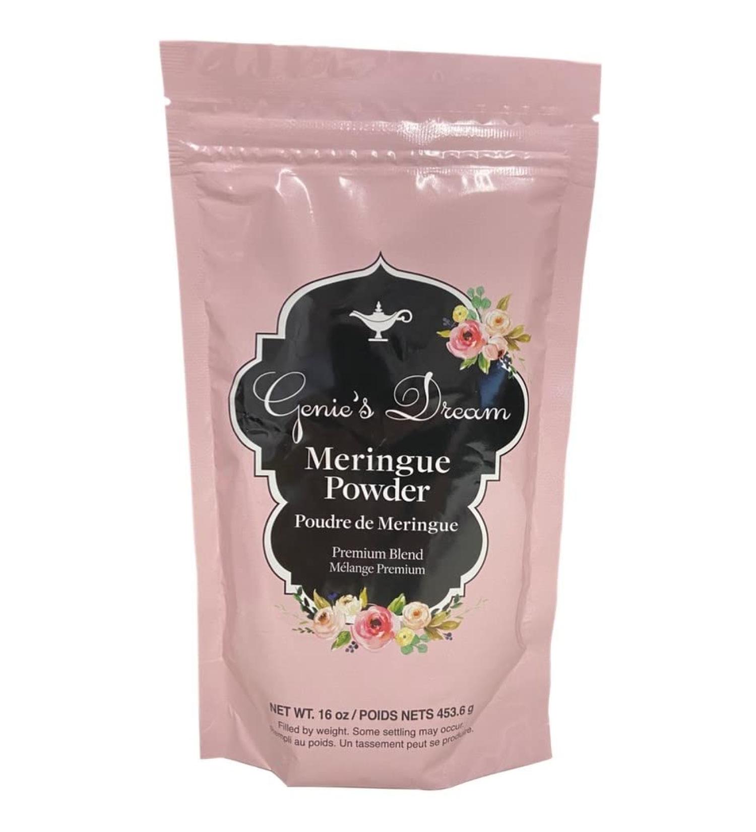 Genie's Dream Premium Meringue Powder, 16oz (1lb) pouch