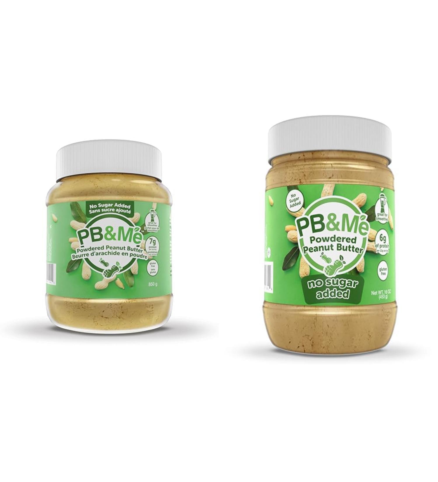 PB&Me Sugar Free Peanut Butter Powder - Powdered Peanut Butter No Sugar for Low Calorie Snacks & Sugar Free Peanut Butter Powder - Powdered Peanut Butter No Sugar for Low Calorie Snacks - Buy Online on SooperMarket.com
