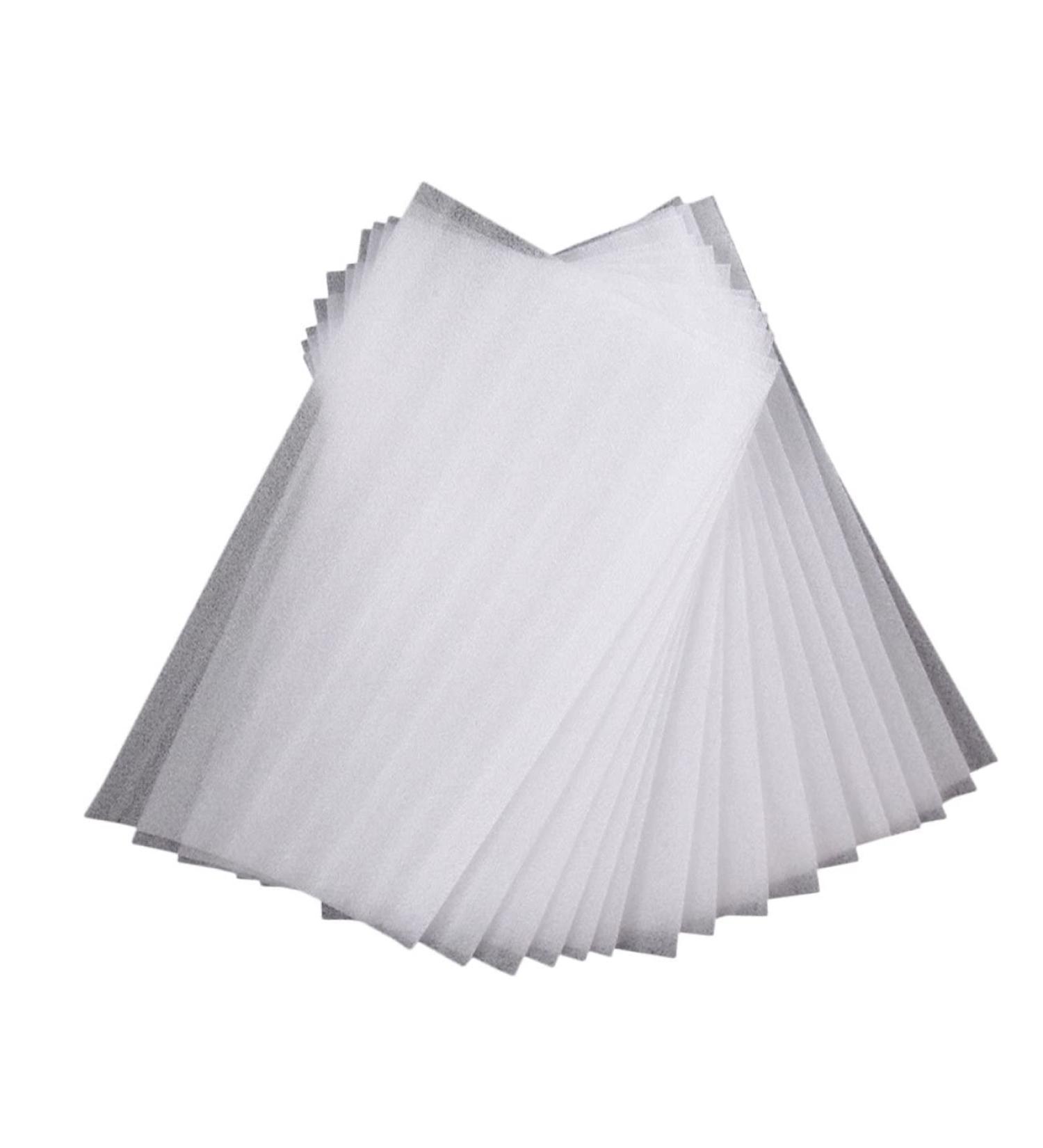 Angoily 200 Sheets Pearl Cotton Highlighter Hair Bleach Hair Dye Coloring Board Hair Coloring Film Hairdressing Tool Hair Tinting Strips Hair Coloring Supply Shims Hair Dye Mask Major Foam 41.2x14.8cmx4pcs Whitex4pcs - Buy Online on SooperMarket.com