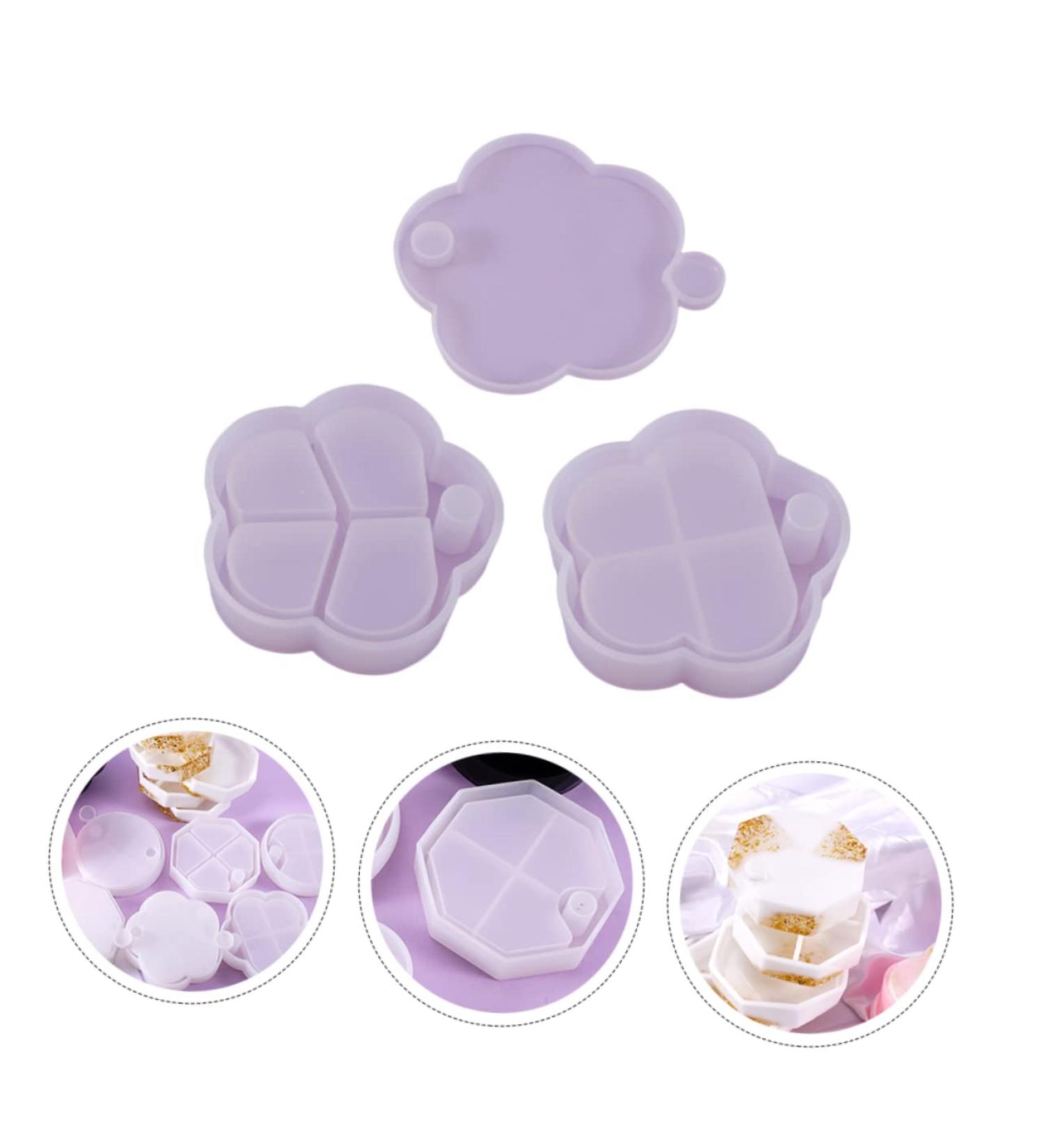 STOBOK 3pcs Box Jewelry Box Silicone Mold Candle Holders Candle Supplies Die Making Mold Ring Box To Rotate White 10.8X10.2X2.6CM - Buy Online on SooperMarket.com