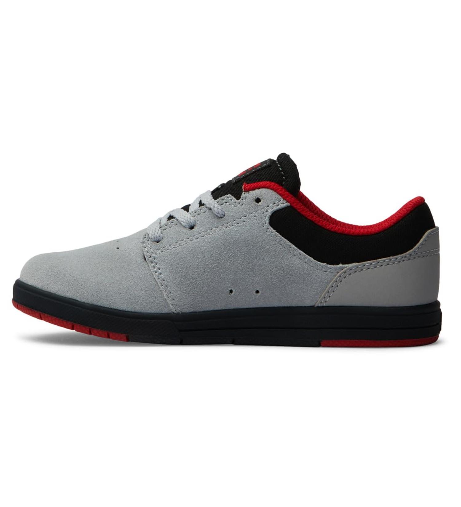 DC Shoes Boys Crisis 2 Sneaker - Grey Red | Size 39 EU | Stylish & Durable International Shipping - Buy Online on SooperMarket.com
