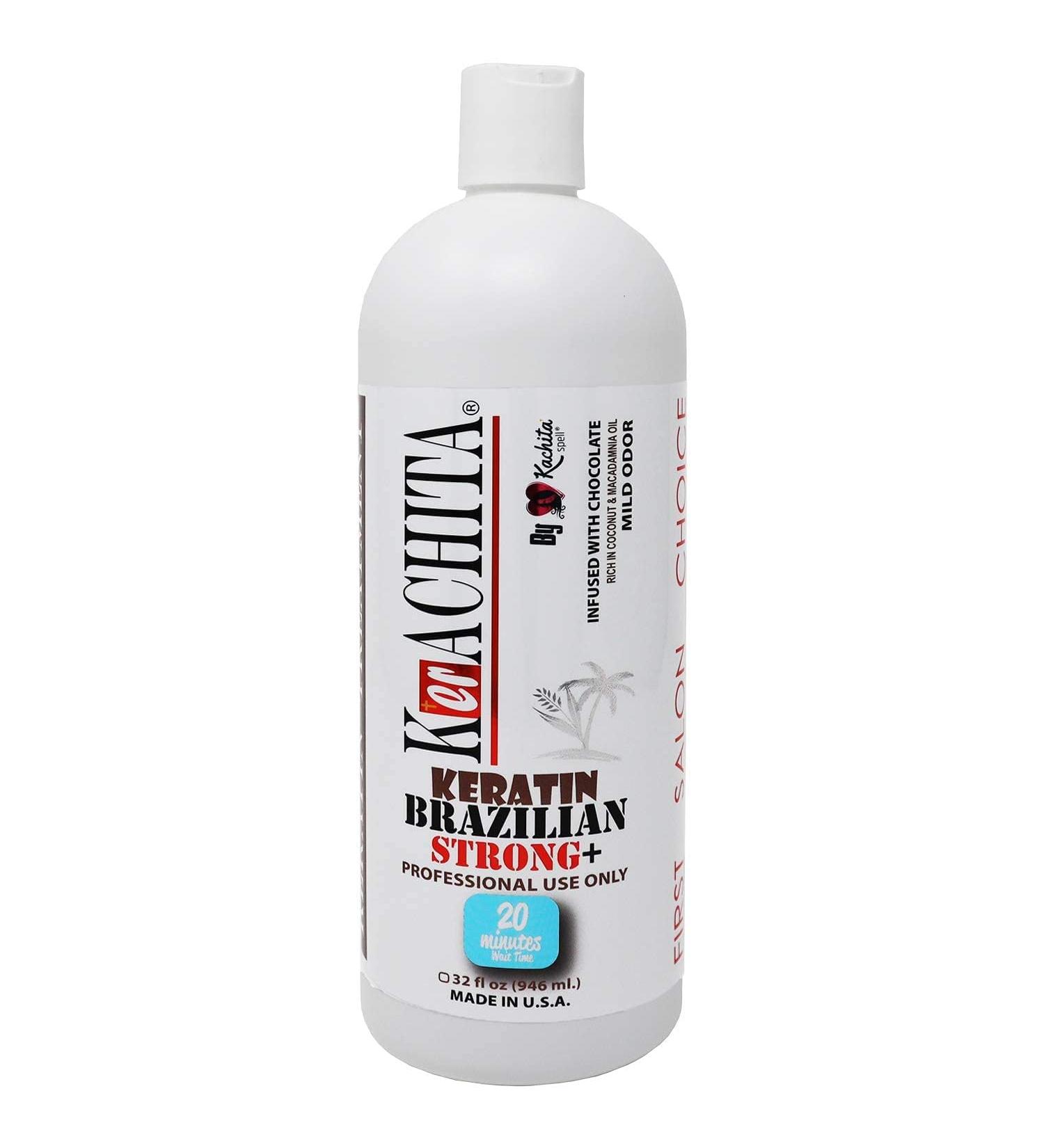 KERACHITA Brazilian Keratin Chocolate Strong 32 floz - Professional Hair Smoothing Treatment 1 Litre - Made in USA - Buy Online on SooperMarket.com