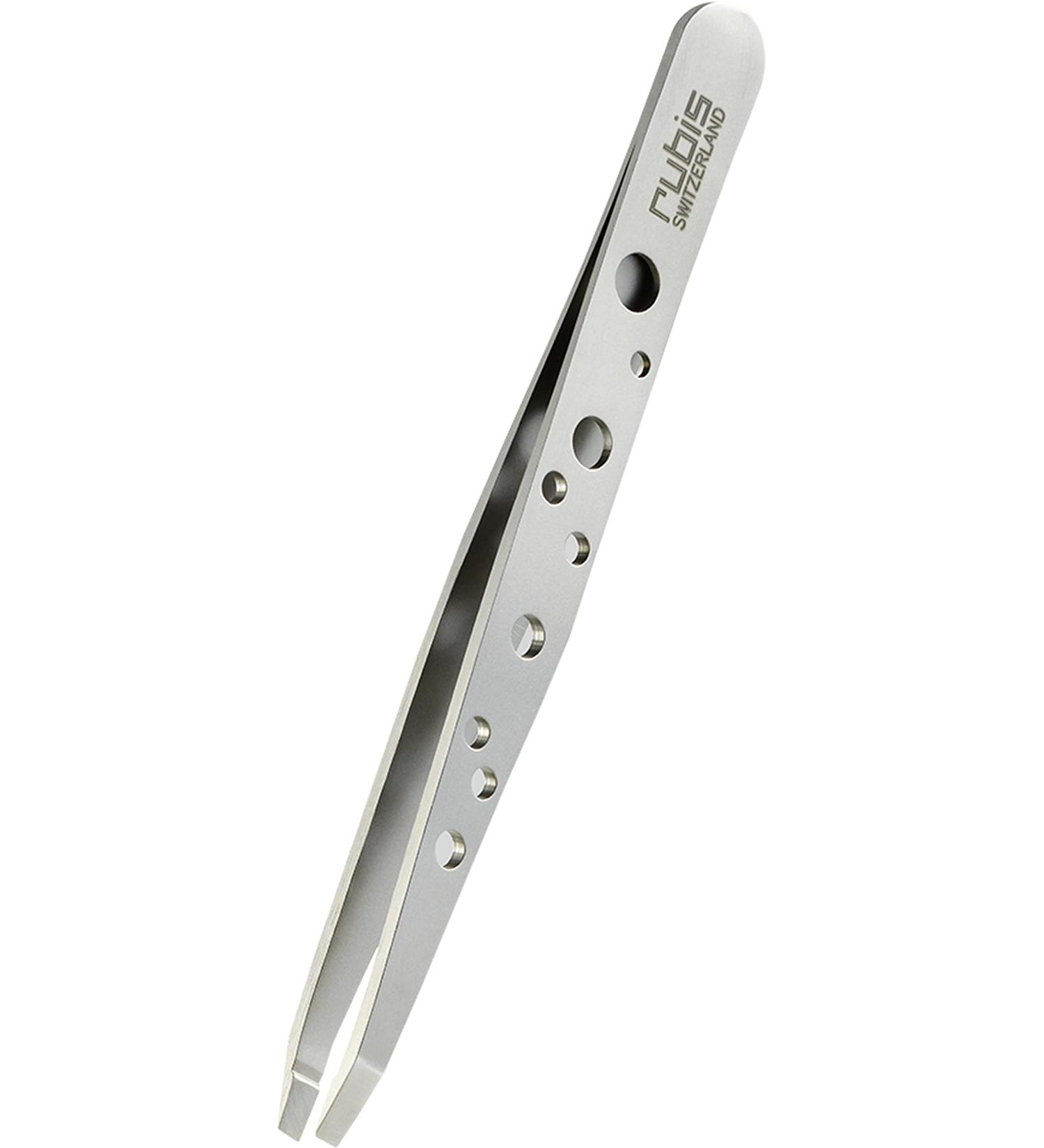 Rubis Universal Eyebrow Tweezers - Straight Tip Precision Tweezers for Perfect Eyebrows | Shop Elegance Internationally - Buy Online on SooperMarket.com