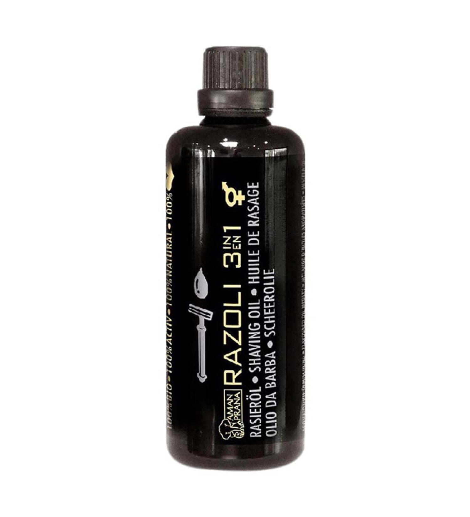 Aman Prana Razoli Shaving Oil 3 in 1 for Men 100ml