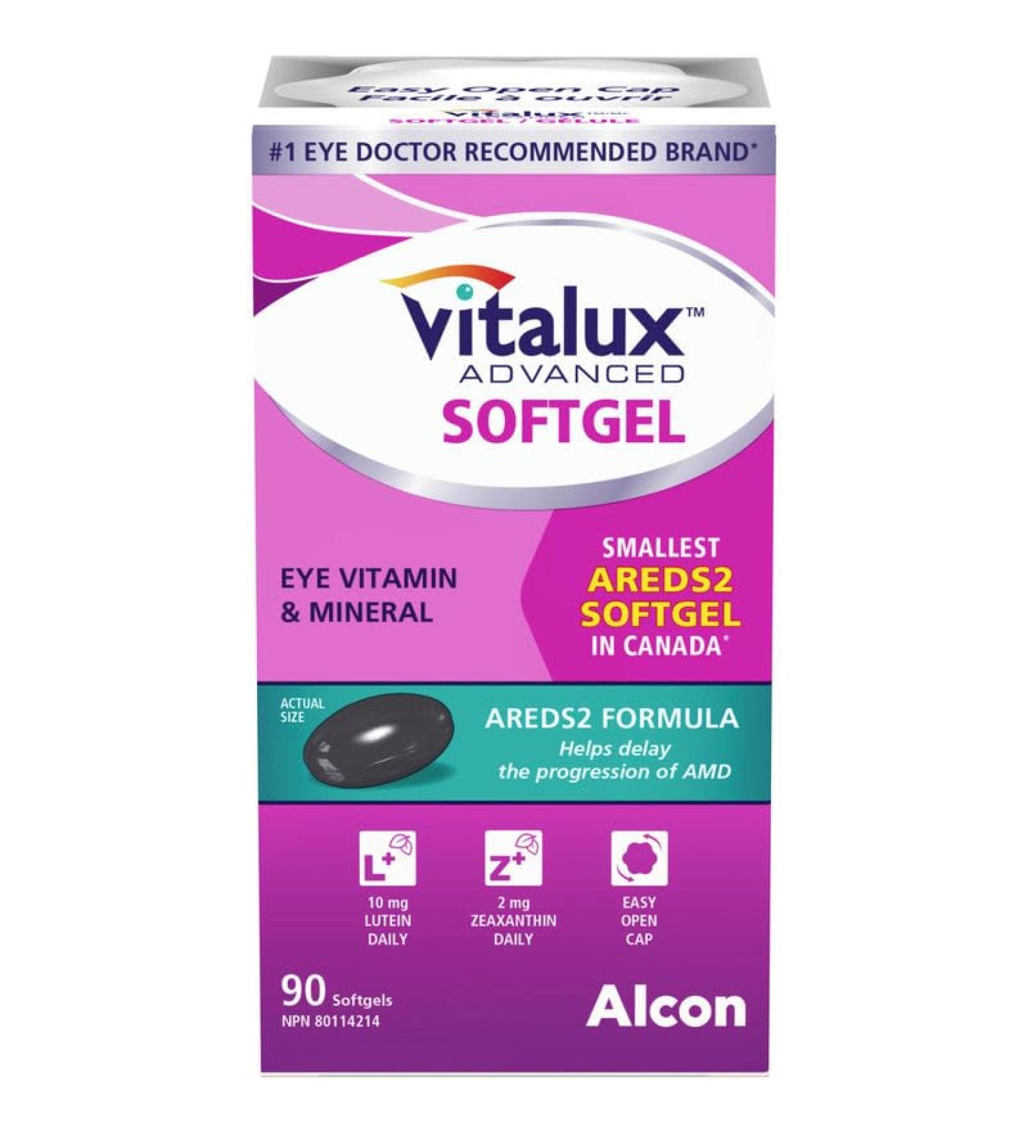 Vitalux Advanced Soft Gels - 90 Count - Buy Online on SooperMarket.com