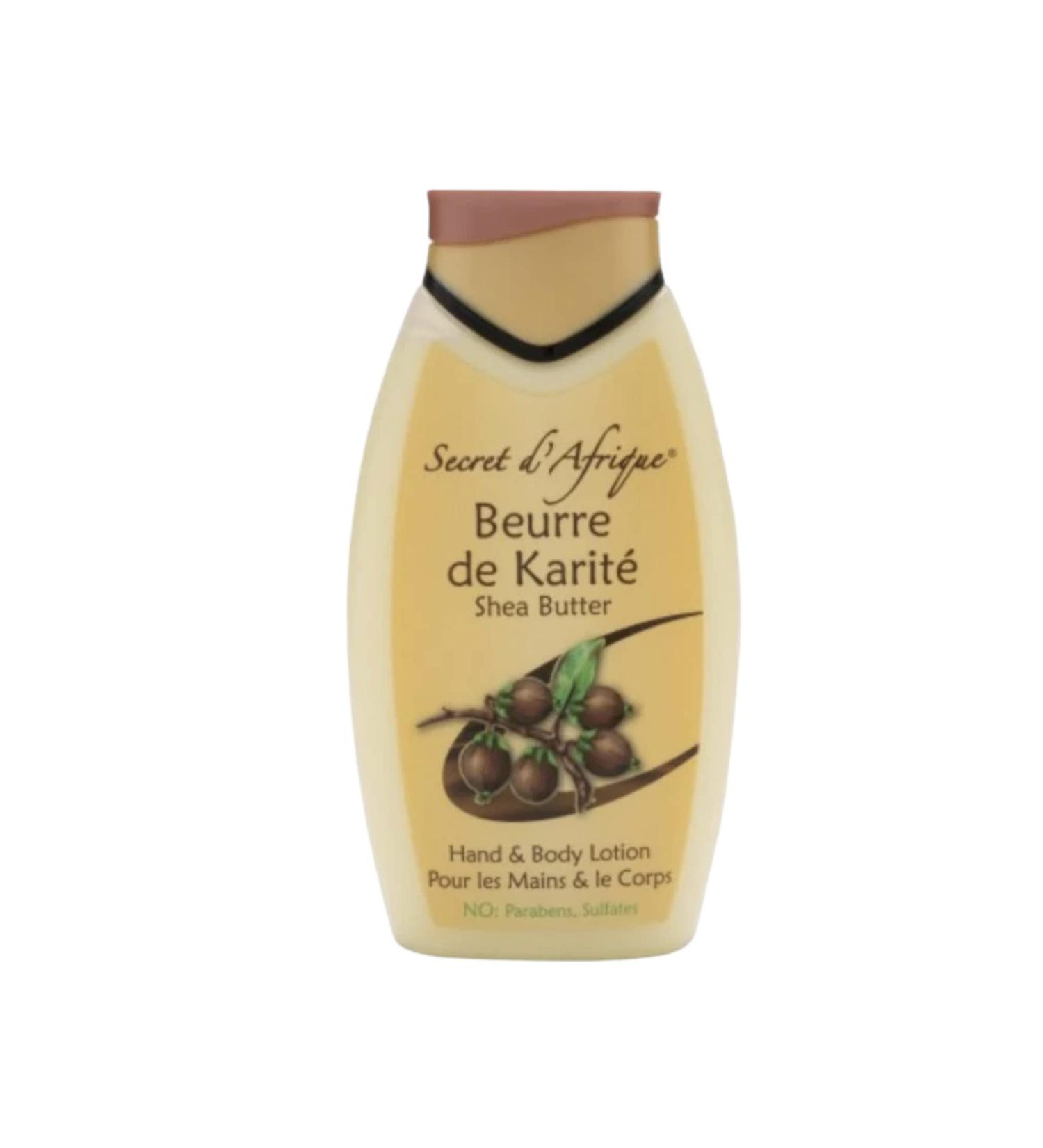 Secret d'afrique body milk with shea butter
