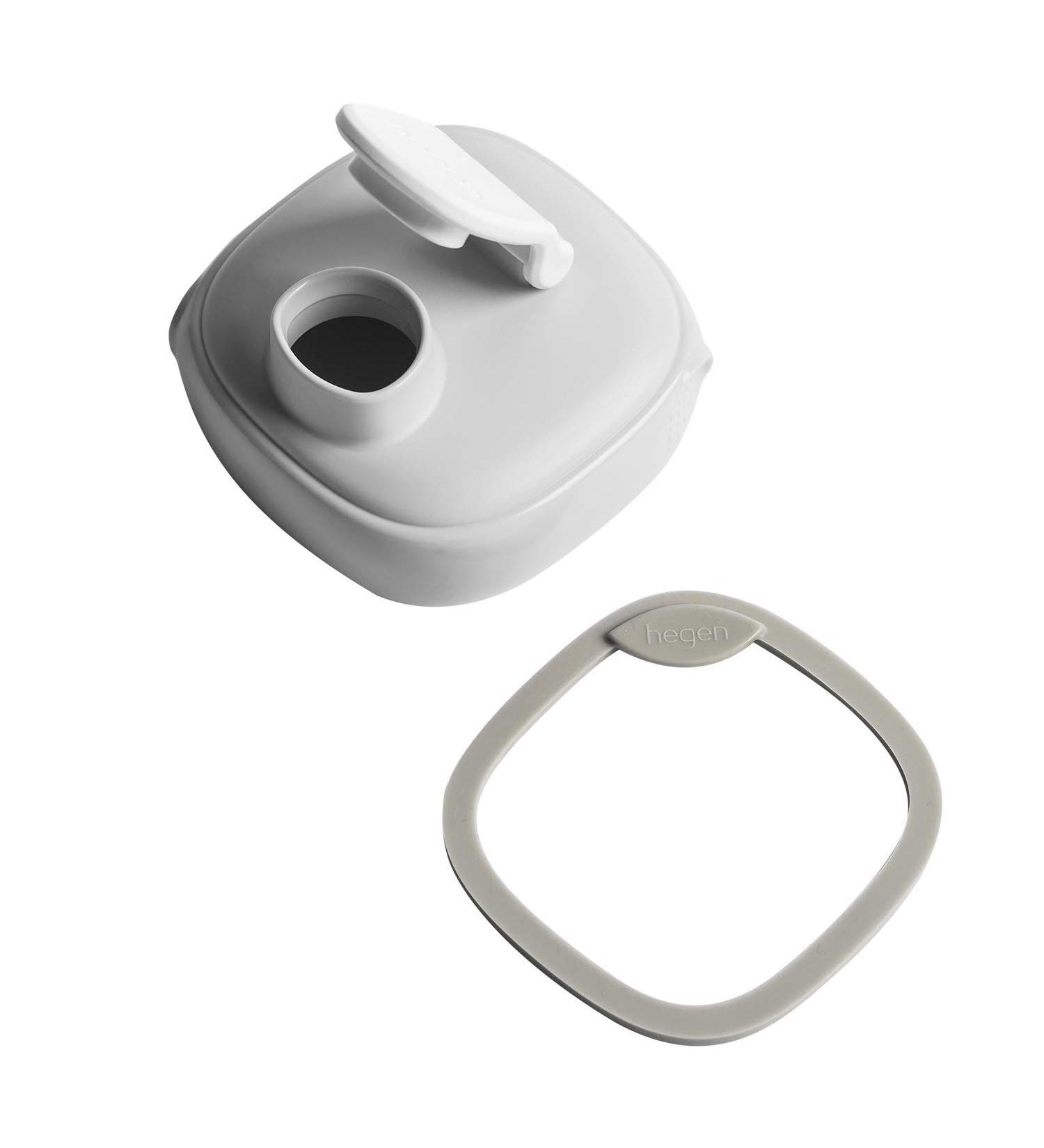 Hegen PCTO Toddler Bottle Drinking Spout Flip Lid - BPA, BPS, PVC, Phthalates Free | Leak Proof, Lightweight, Easy to Clean - Grey - Buy Online on SooperMarket.com