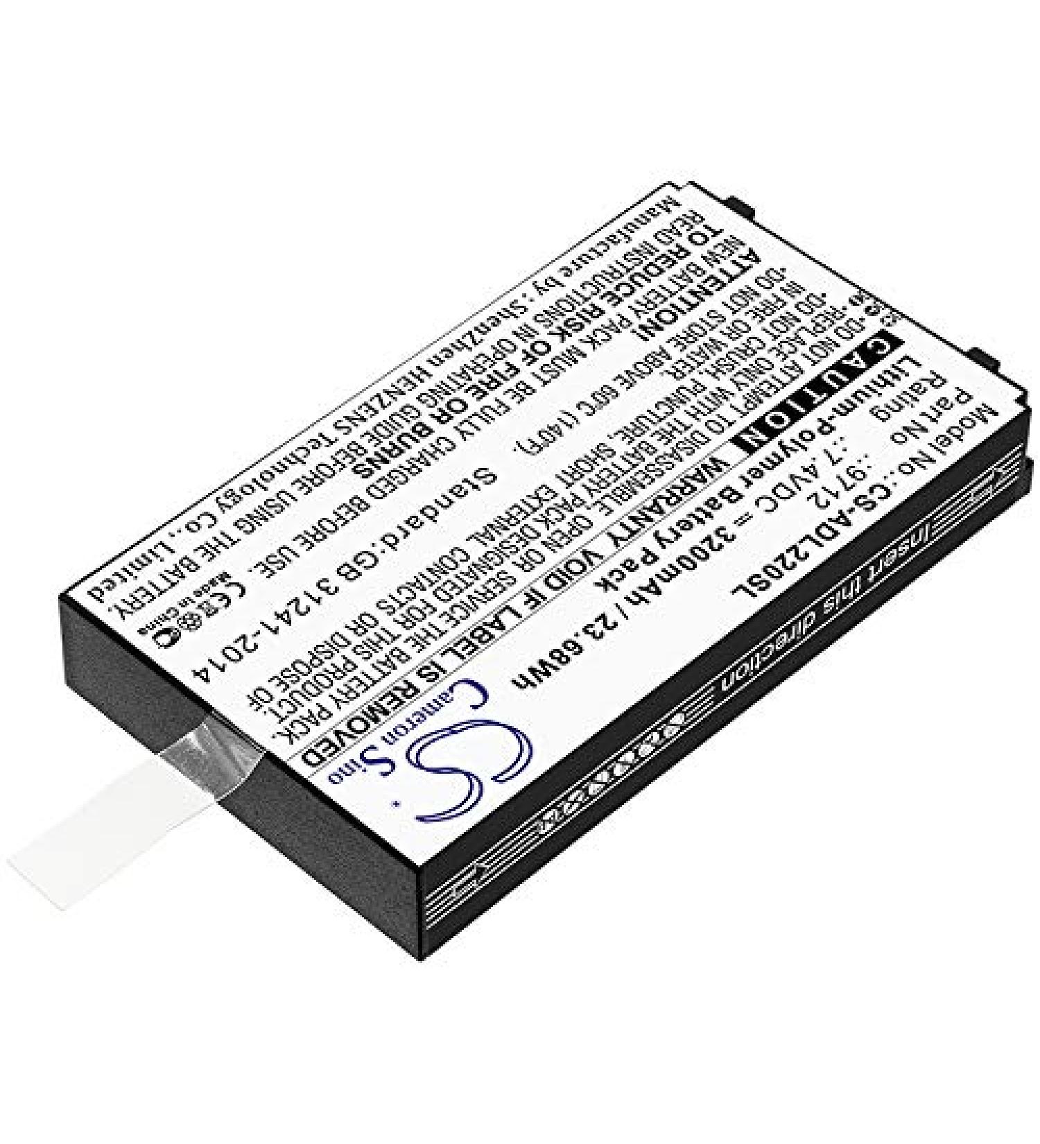 Replacement Battery for Additel ADT 222A ADT 223A ADT 672 - 3200mAh 7.4V - Compatible & International Shipping Available - Buy Online on SooperMarket.com