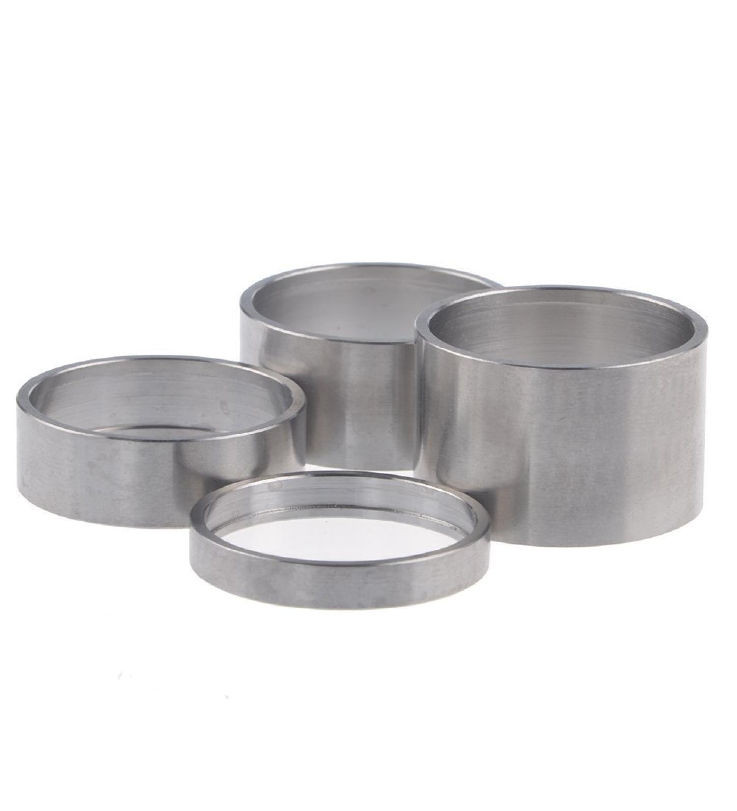 Wanyifa Titanium Bicycle Headset Spacer 1-1/8 Pack of 4 (5-20mm) Glossy Finish - Buy Online on SooperMarket.com