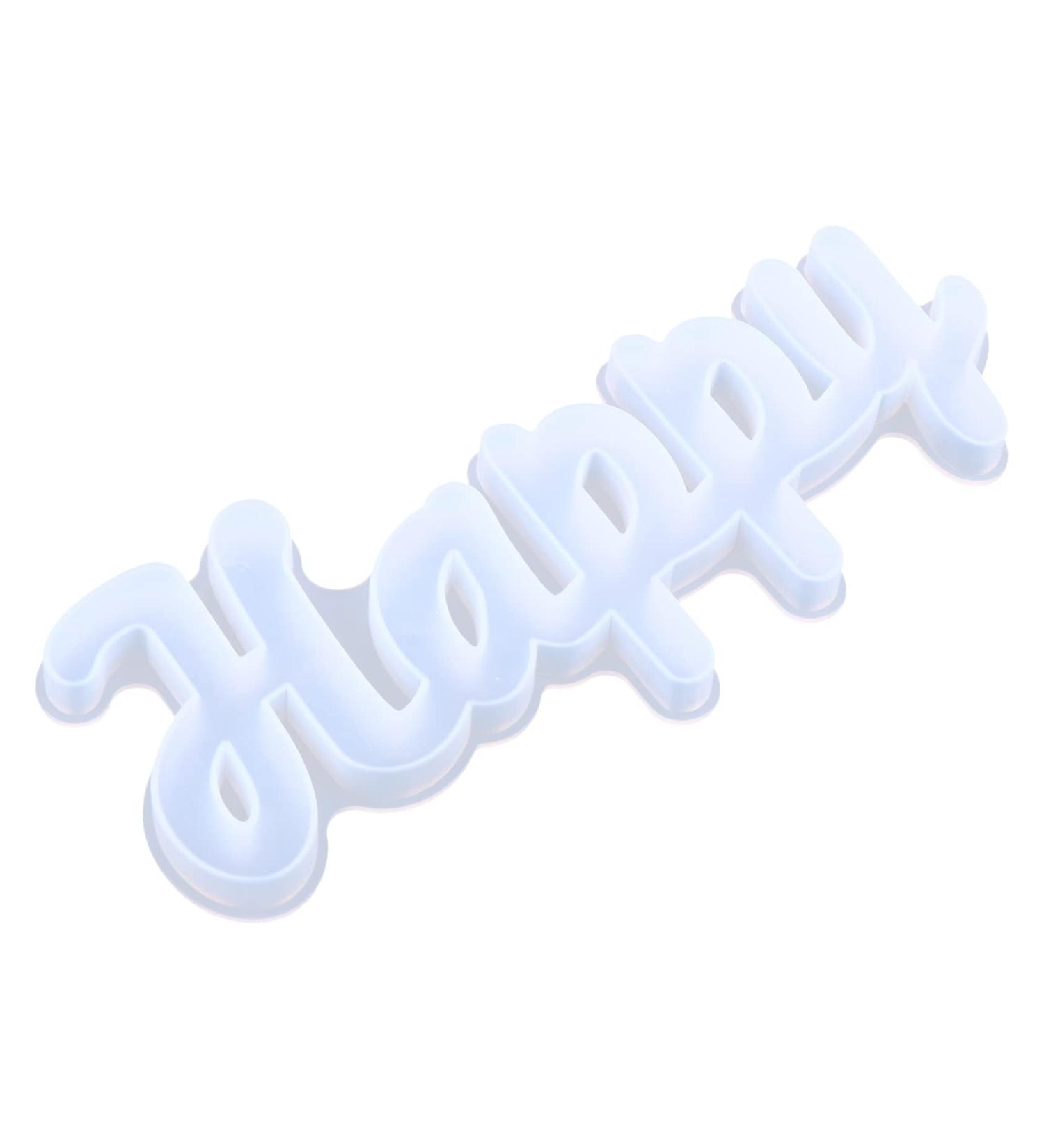 STOBOK 1pc Crystal Epoxy Mold Casting Molds Welcome Craft Mold Listing Letter As Shown 22.6X9X1.2CM - Buy Online on SooperMarket.com