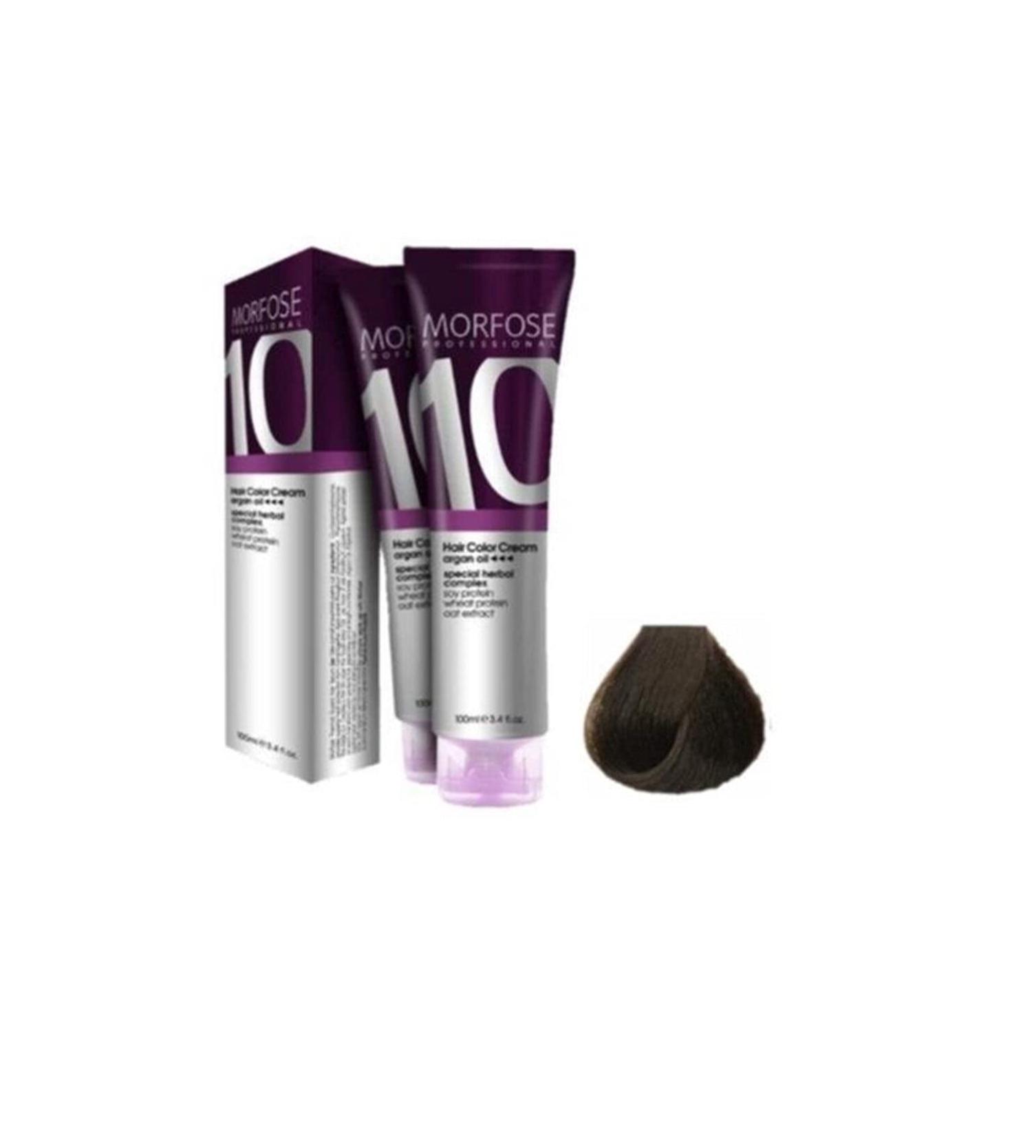 Morfose 10 Professional Hair Colour Cream 100 ml No. 6 Dark Auburn