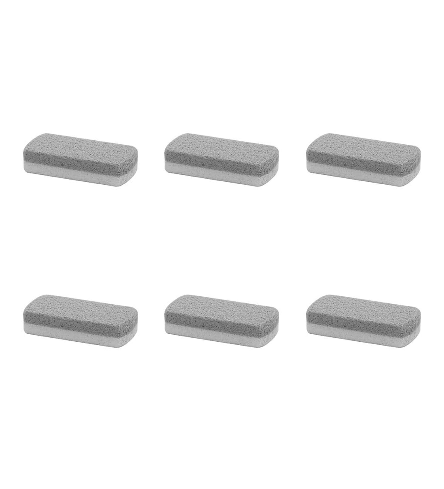 kawehiop 6piece Non-Toxic and Odorless Foot Pumice Stone for Smooth Line and Round Edge Wide Application Pedicure Foot Cleaning Grey - Buy Online on SooperMarket.com