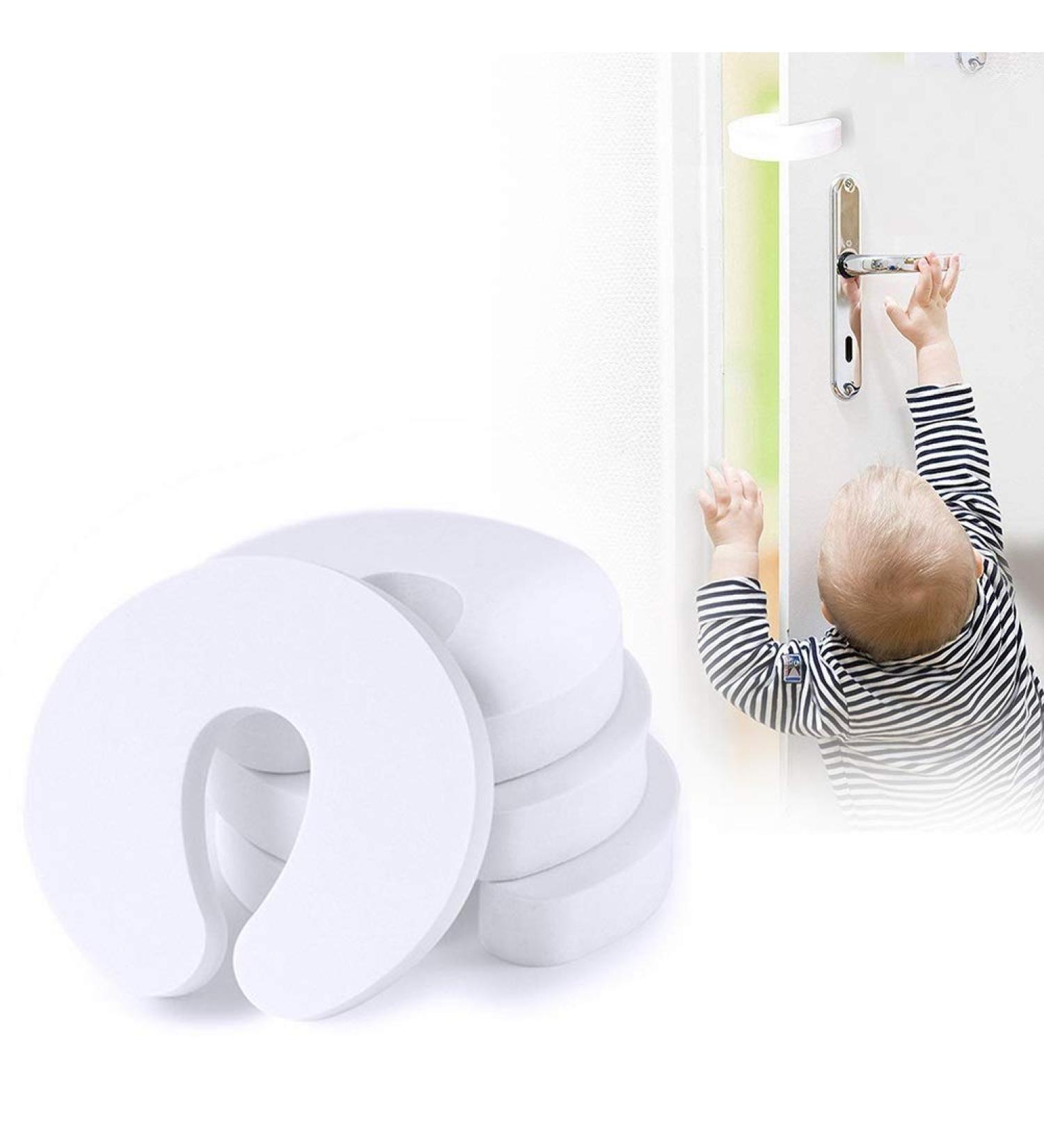 nuoshen 4pcs Safety Door Guard Soft Door Finger Guards Foam Door Stopper for Baby Finger Protection - Buy Online on SooperMarket.com