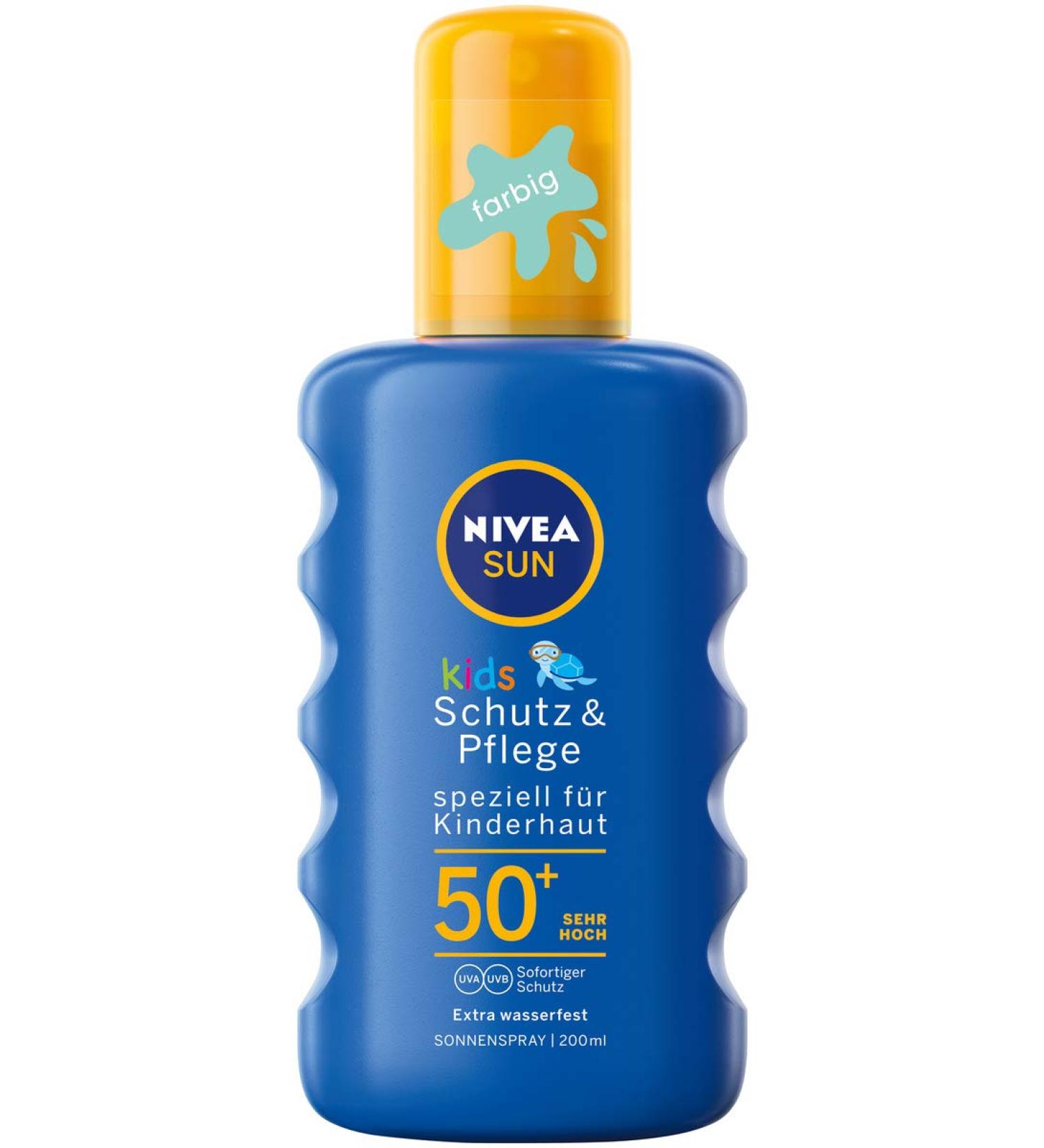 Nivea Sun Kids SPF 50+ Sun Spray 200ml - Children's Protection & Care - Buy Online on SooperMarket.com
