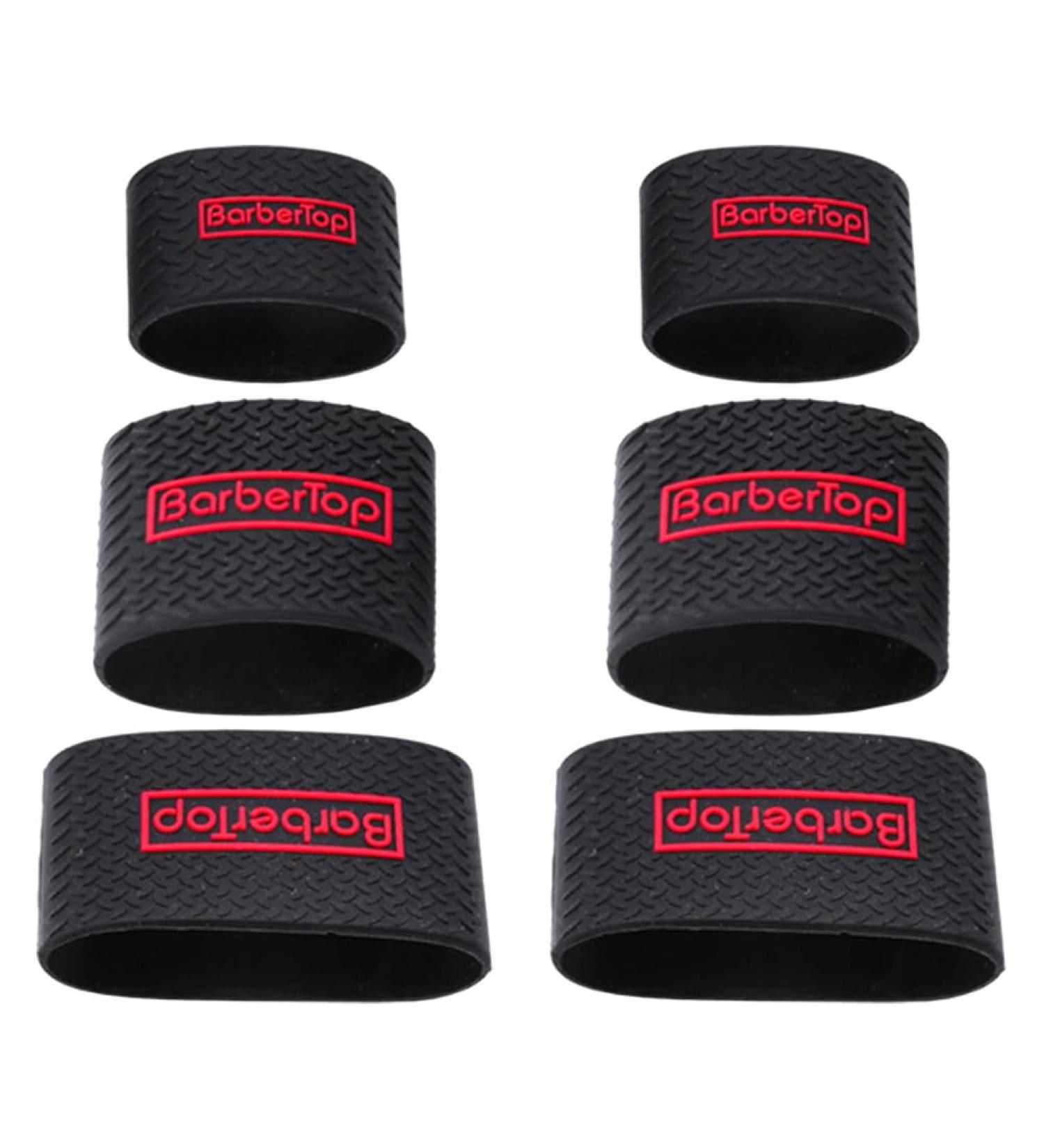 FRCOLOR Heat Resistant Hair Clipper Cover - 6 Pcs Silicone Barber Clipper Grips for Superior Control - Buy Online on SooperMarket.com