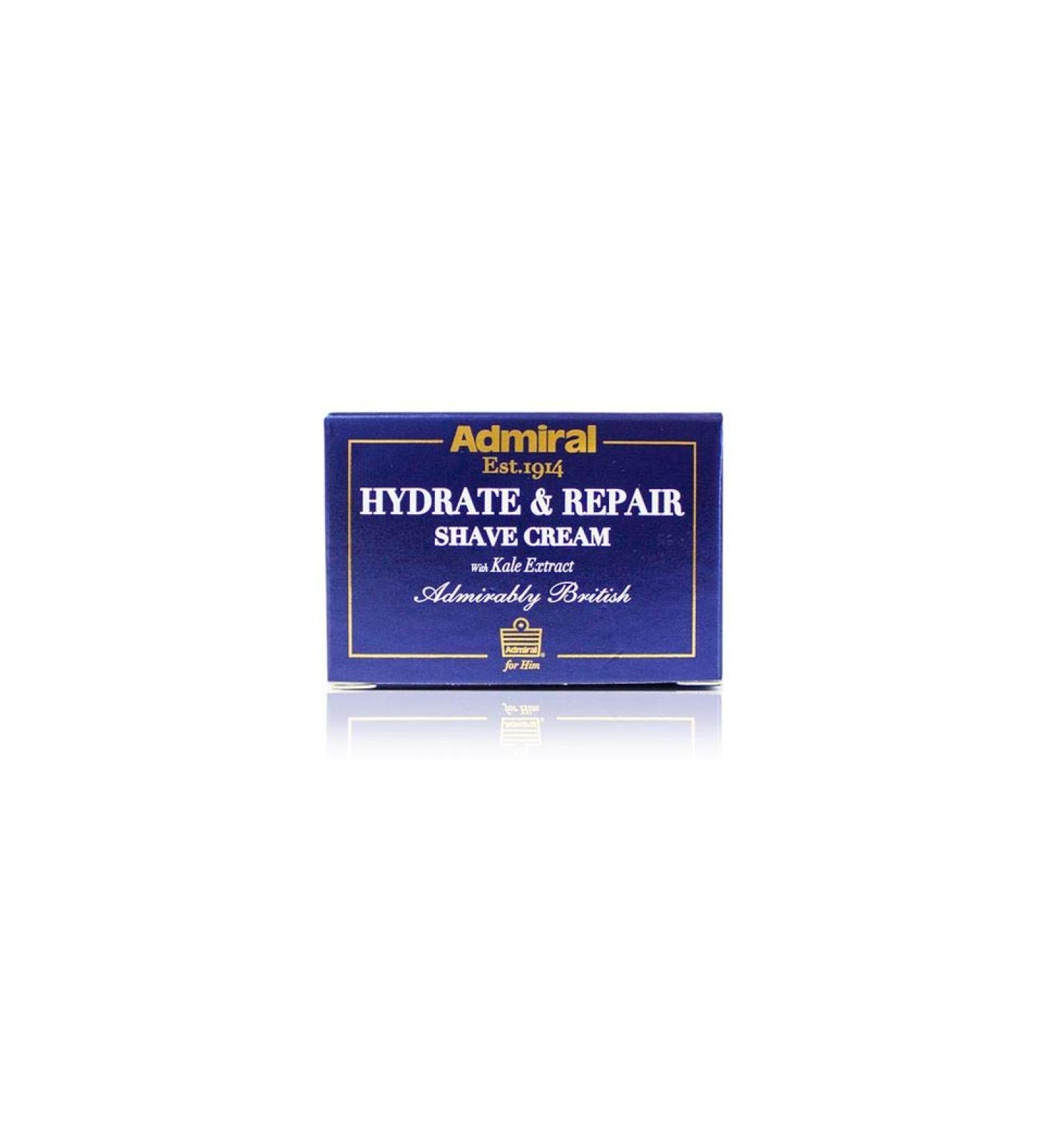 Admiral Male Grooming Hydrate & Repair Shaving Cream with Kale Extract - 1.7 oz | Best Shaving Cream for Men - Buy Online on SooperMarket.com