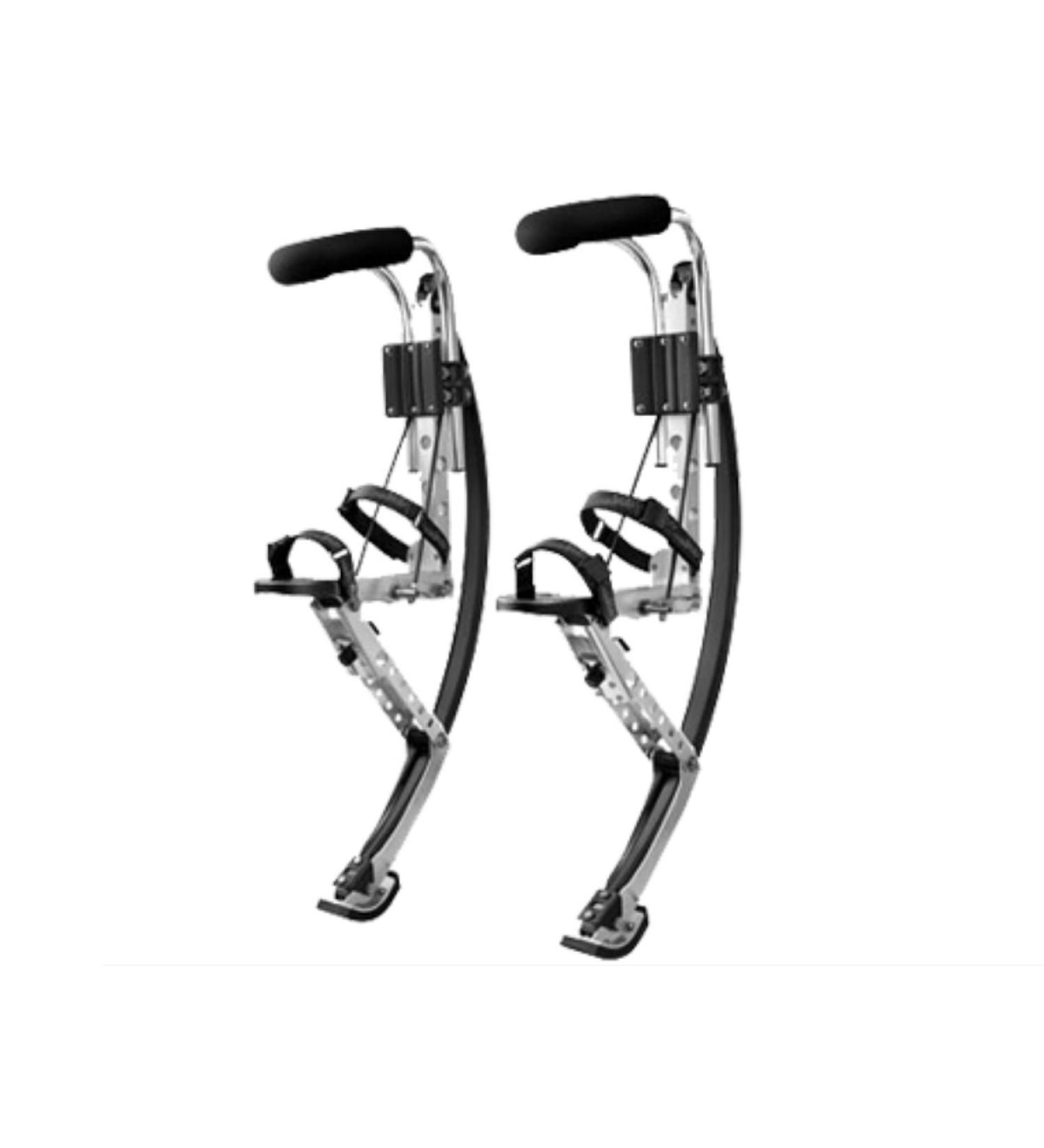 Skyrunner Adult Kangaroo Shoes | Jumping Stilts for Men and Women | Fitness Exercise | 155-200 lbs/70-90 kg | Bouncing Shoes | X-Wide Black - Buy Online on SooperMarket.com
