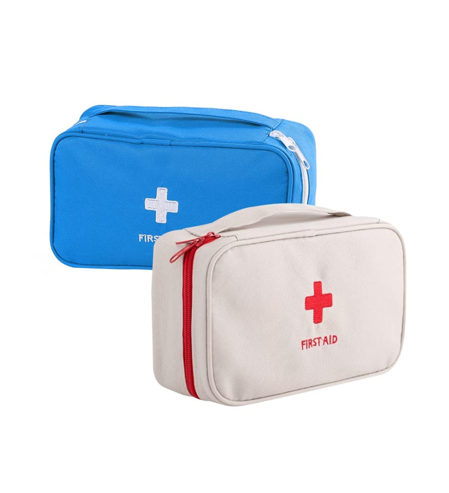 Xingsui 2 Partial First Aid Set - Waterproof Portable First Aid Box for Family Camping & Outdoor Use (Blue/Gray) - Buy Online on SooperMarket.com
