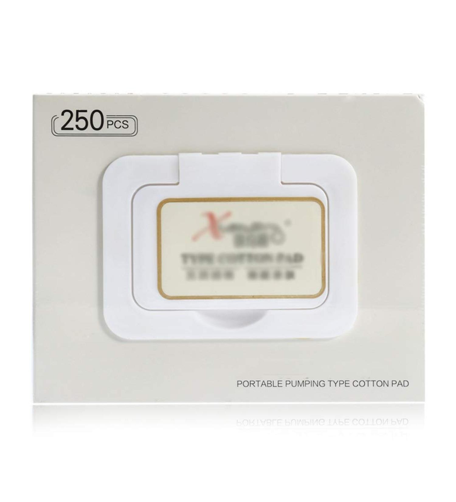 Portable Cleansing Cotton 250pcs/box Makeup Cotton Pad/Remover Cotton Face Wipe Deep Cleansing Cotton Skin Care Face Wash Paper Cosmetics Tools Soft Comfortable 5.7*11*13.8cm White - Buy Online on SooperMarket.com