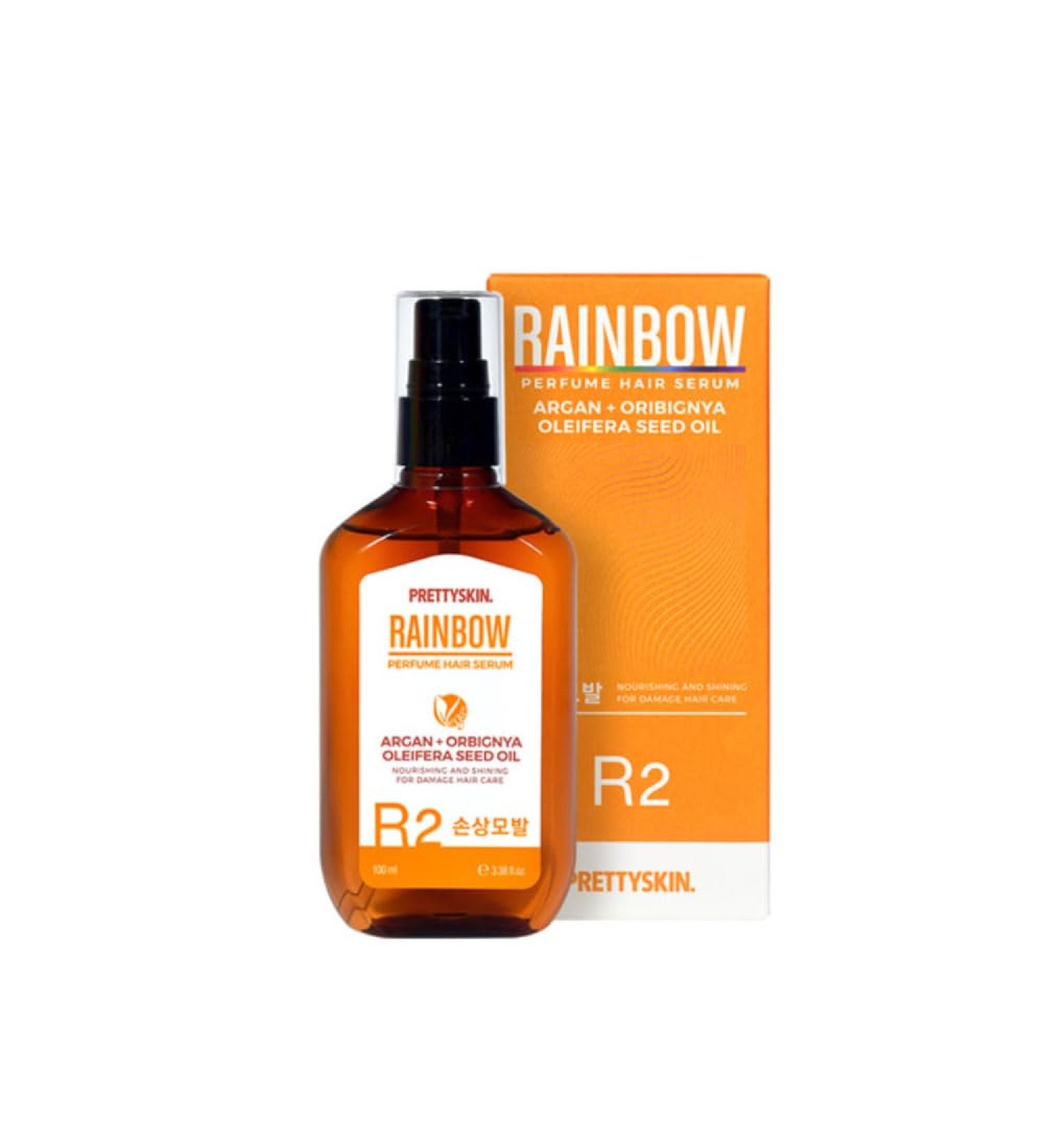 RAINBOW Vegan Hair Serum - Argan & Babassu Oil for Damaged Hair | 100ml - Silky Softness - Buy Online on SooperMarket.com