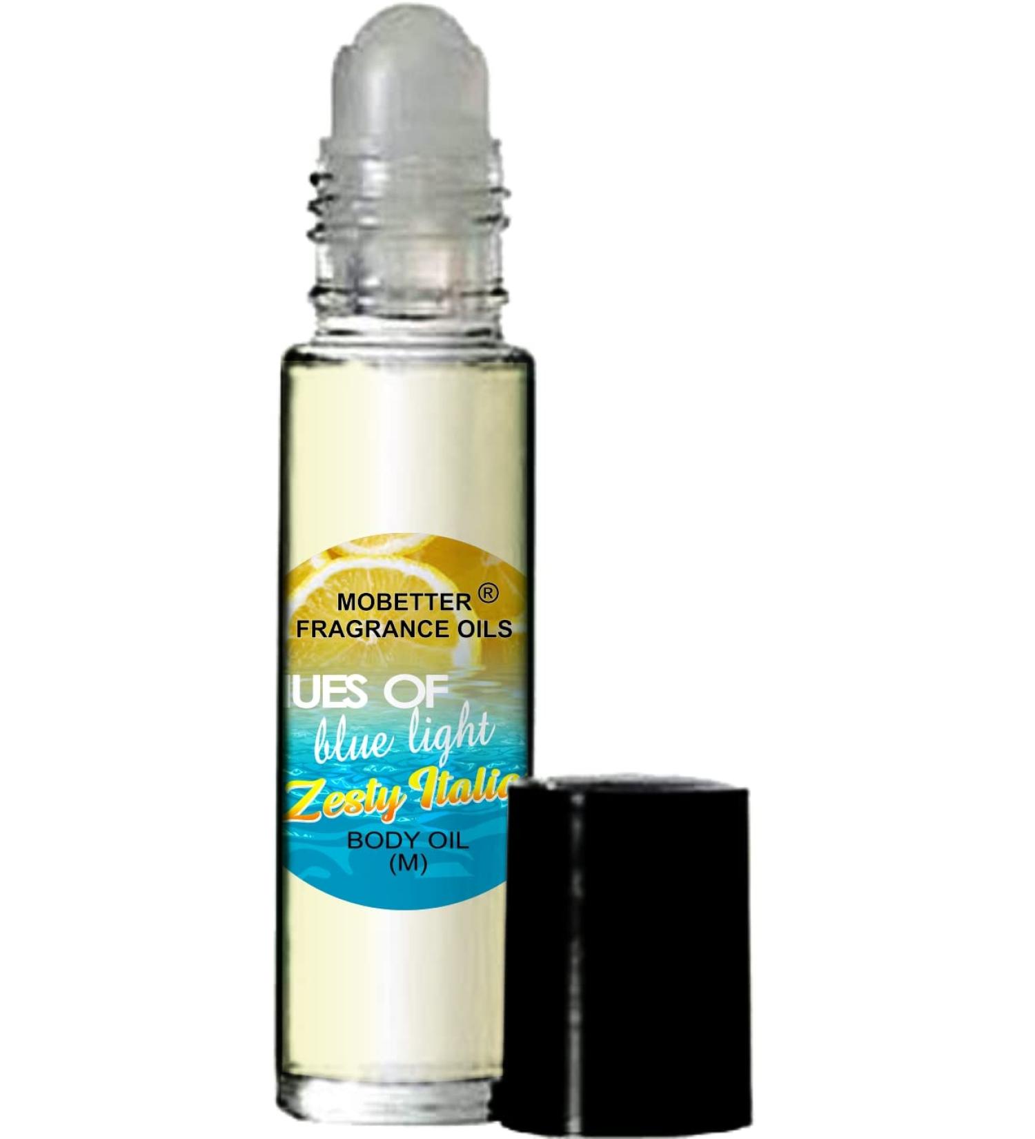 MOBETTER FRAGRANCE OILS Hues of Blue Light Zesty Italian Cologne Body Oil