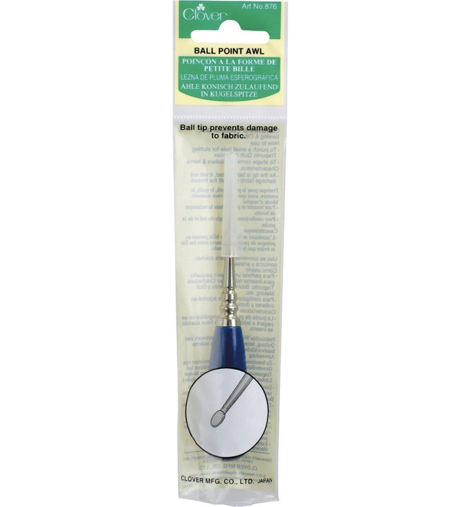 Clover Ball Point Awl - Premium Quality Sewing Tool - Buy Online on SooperMarket.com