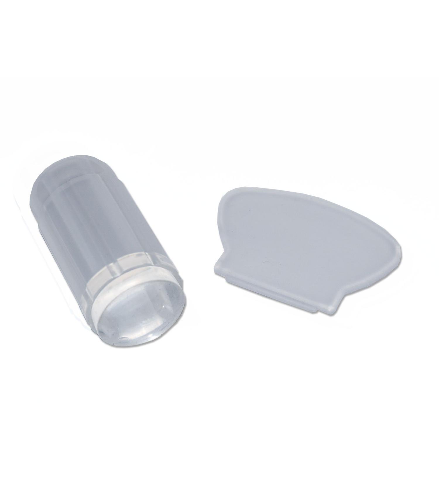 Transparent Stamp Stamper Stamping Clear/White Nail Art Nail Design