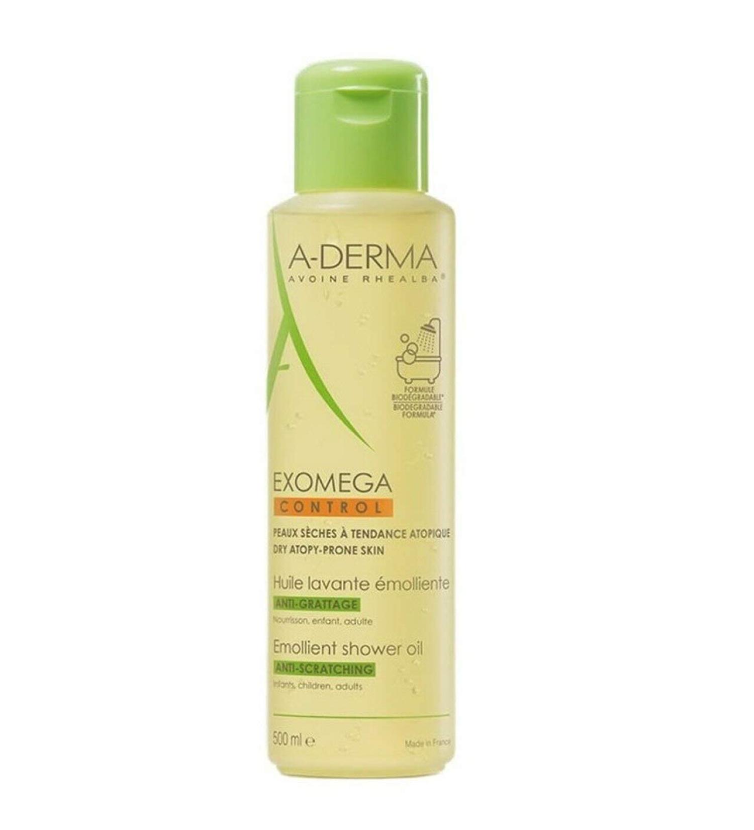 Aderma Exomega Emollient Shower Cleansing Oil 500ml