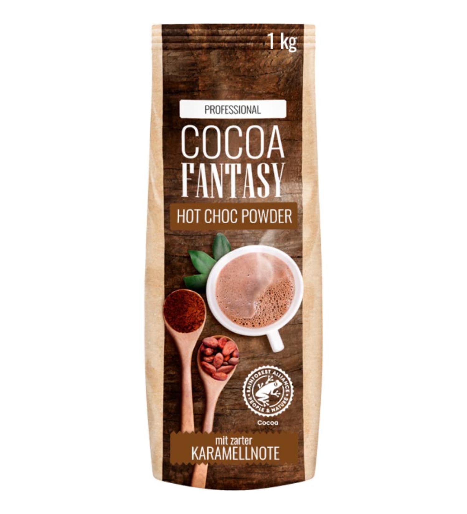 Cocoa Fantasy Hot Chocolate Powder - 1kg 15% Cocoa Content Rich & Creamy New Recipe for Ultimate Chocolate Bliss - Buy Online on SooperMarket.com