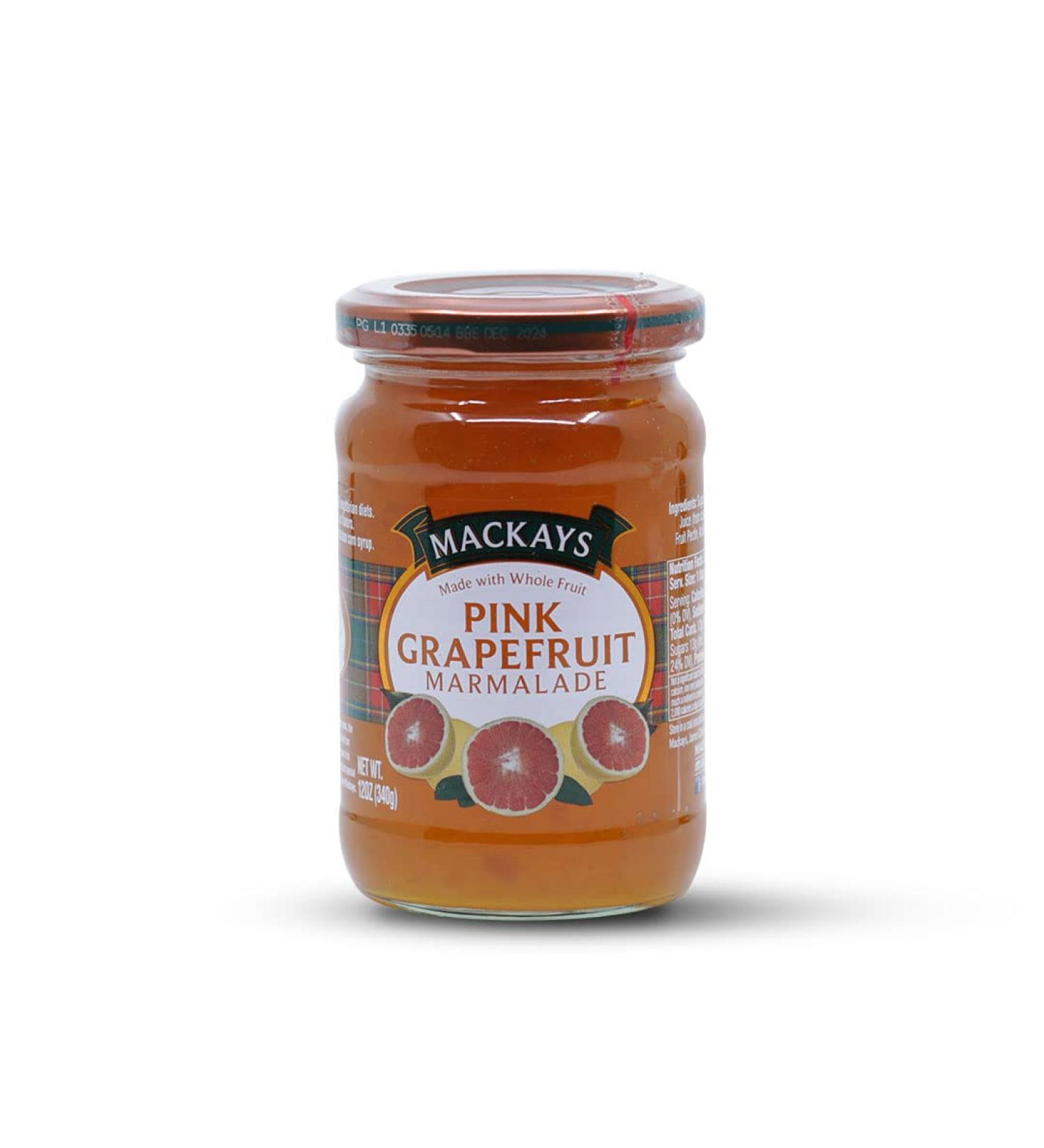 Mackays Pink Grapefruit Marmalade 12 Oz - Exquisite Citrus Spread - Buy Online on SooperMarket.com