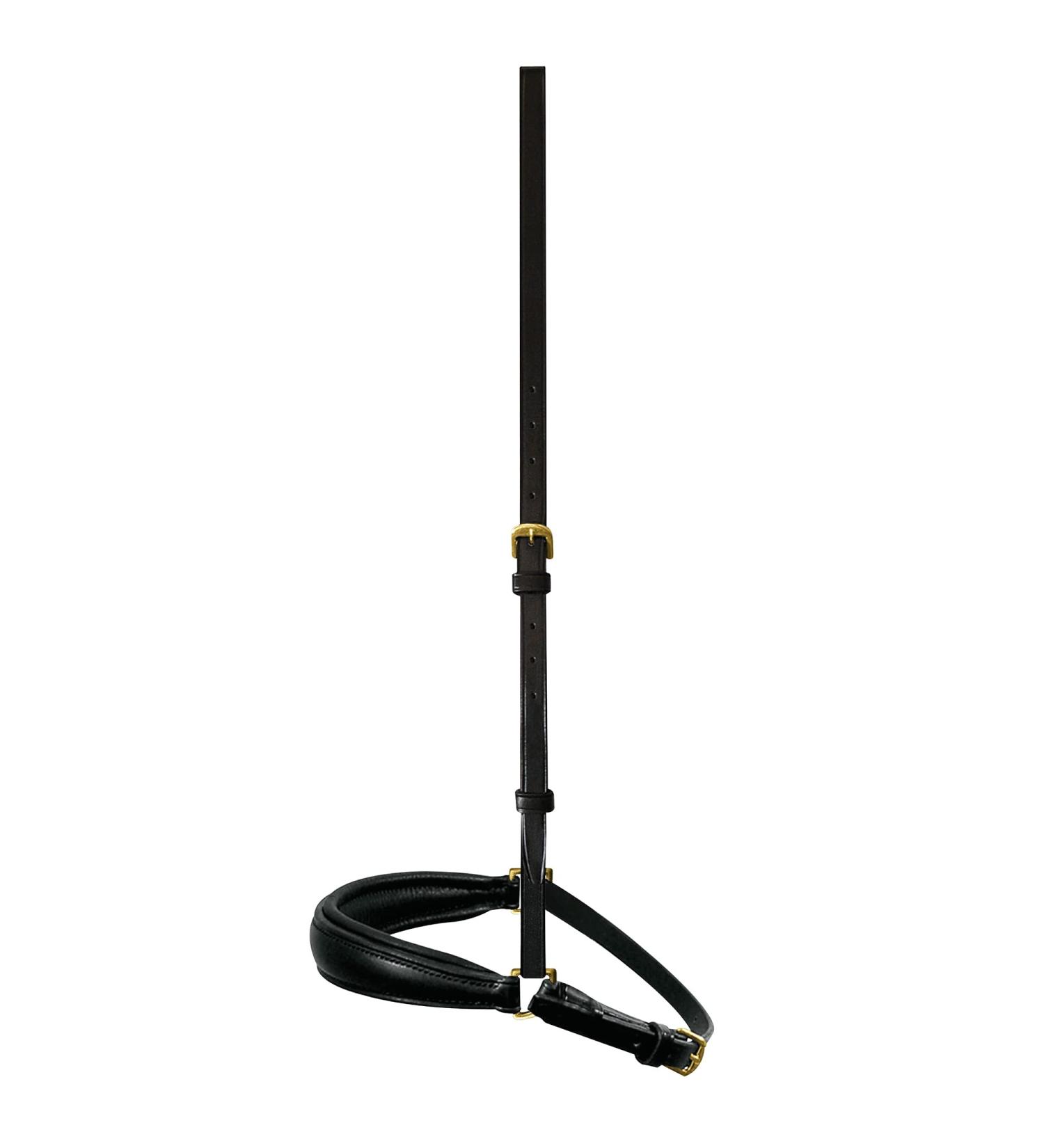 Passier - Noseband Hanoverian Havana-Brass WBextra-overs.