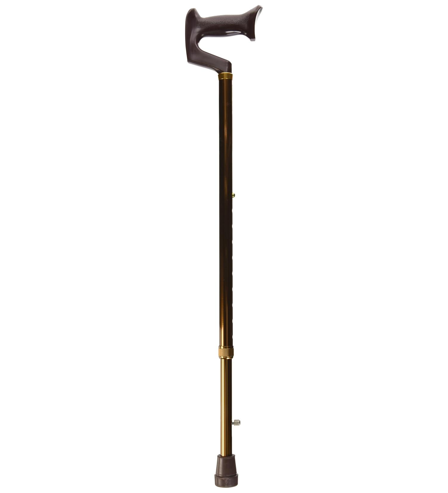 PCP Mobility Adjustable Cane Aluminum Orthopedic Handle Bronze Ice Cane 3/4-Inch Tip Size - Buy Online on SooperMarket.com